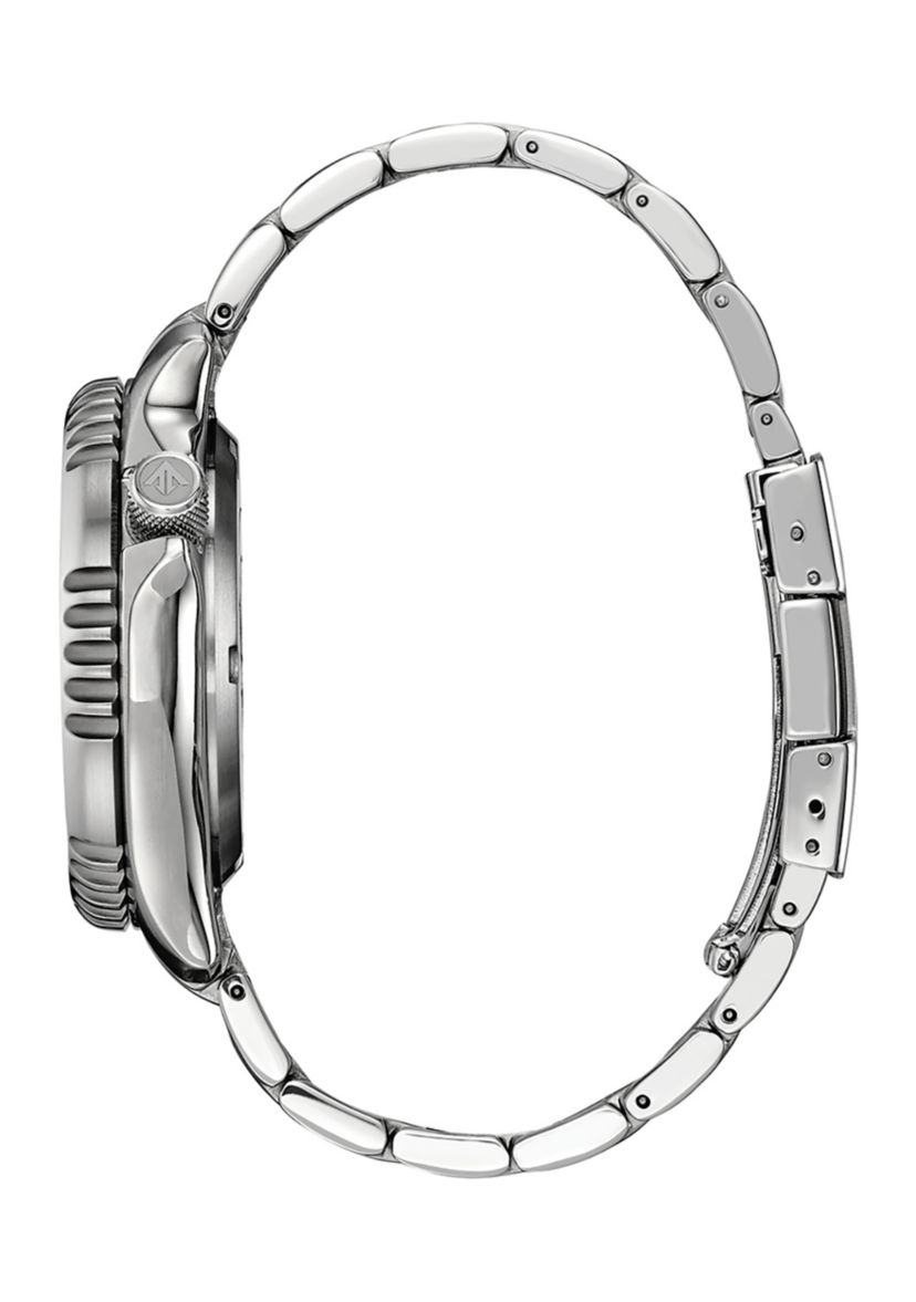 Mens Promaster Sea Silver-Tone Stainless Steel Bracelet Watch - 44 Millimeter