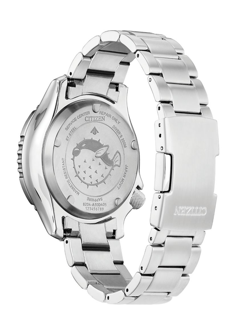 Mens Promaster Sea Silver-Tone Stainless Steel Bracelet Watch - 44 Millimeter