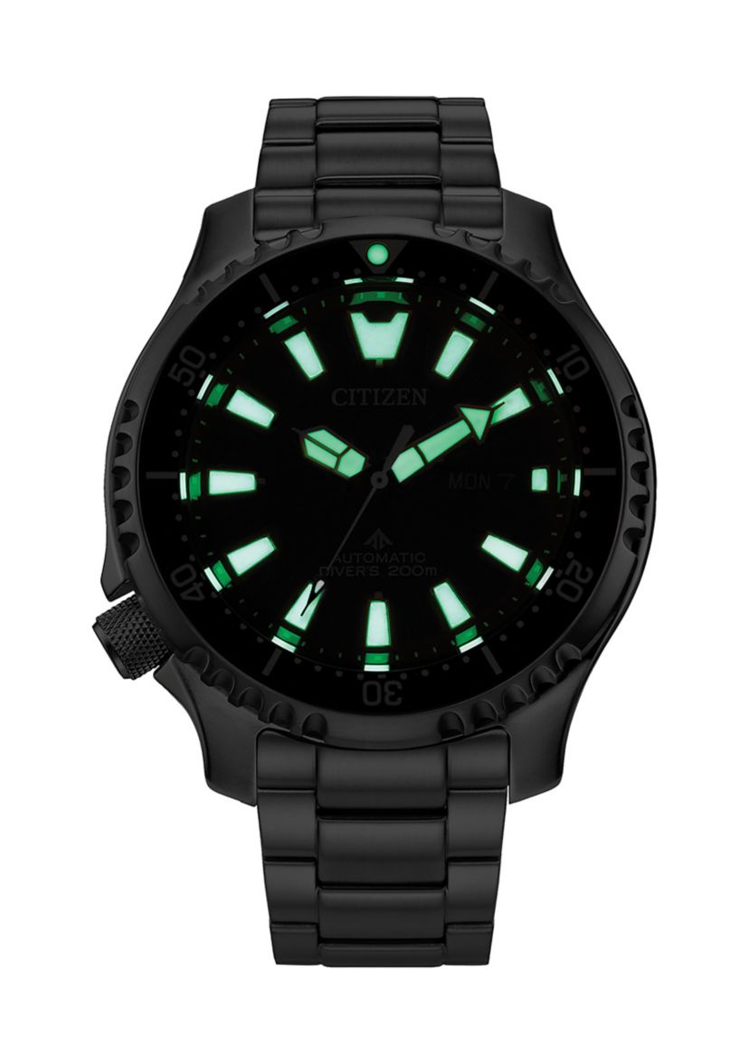 Mens Promaster Sea Silver-Tone Stainless Steel Bracelet Watch - 44 Millimeter