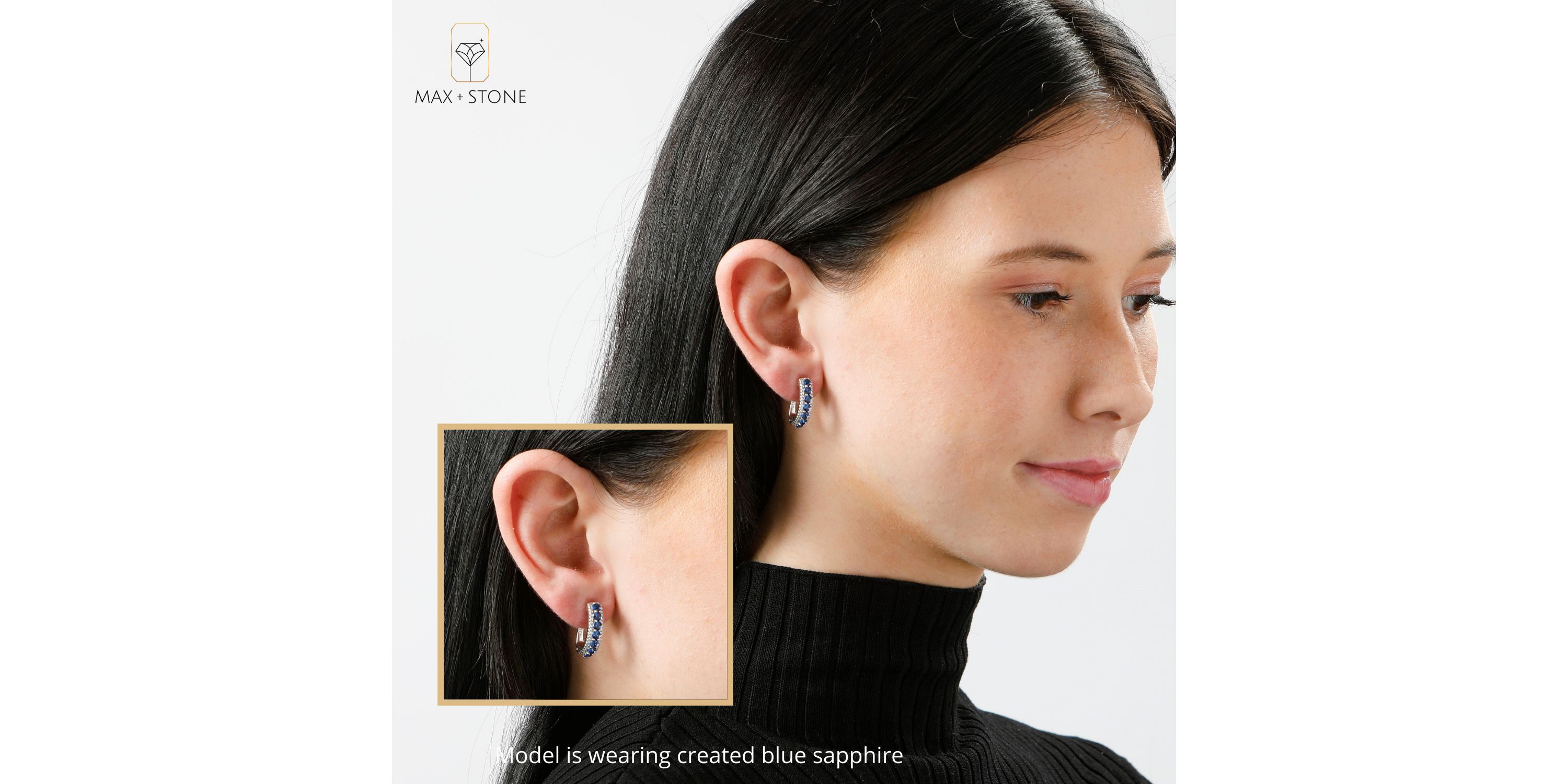 Sterling Silver Simulated Emerald Round Hoop Earrings, 0.75 inches