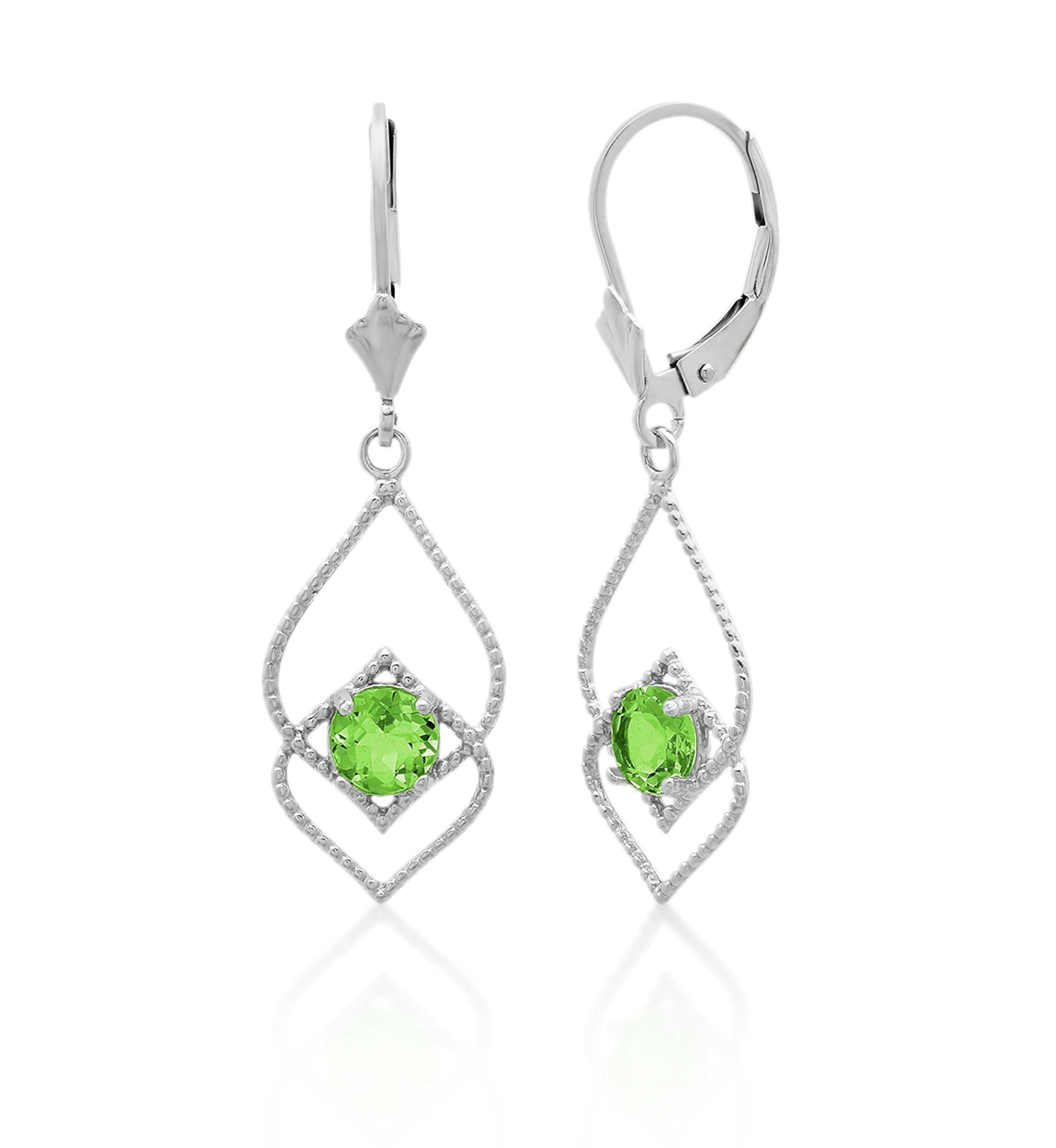 Sterling Silver Gemstone Earrings