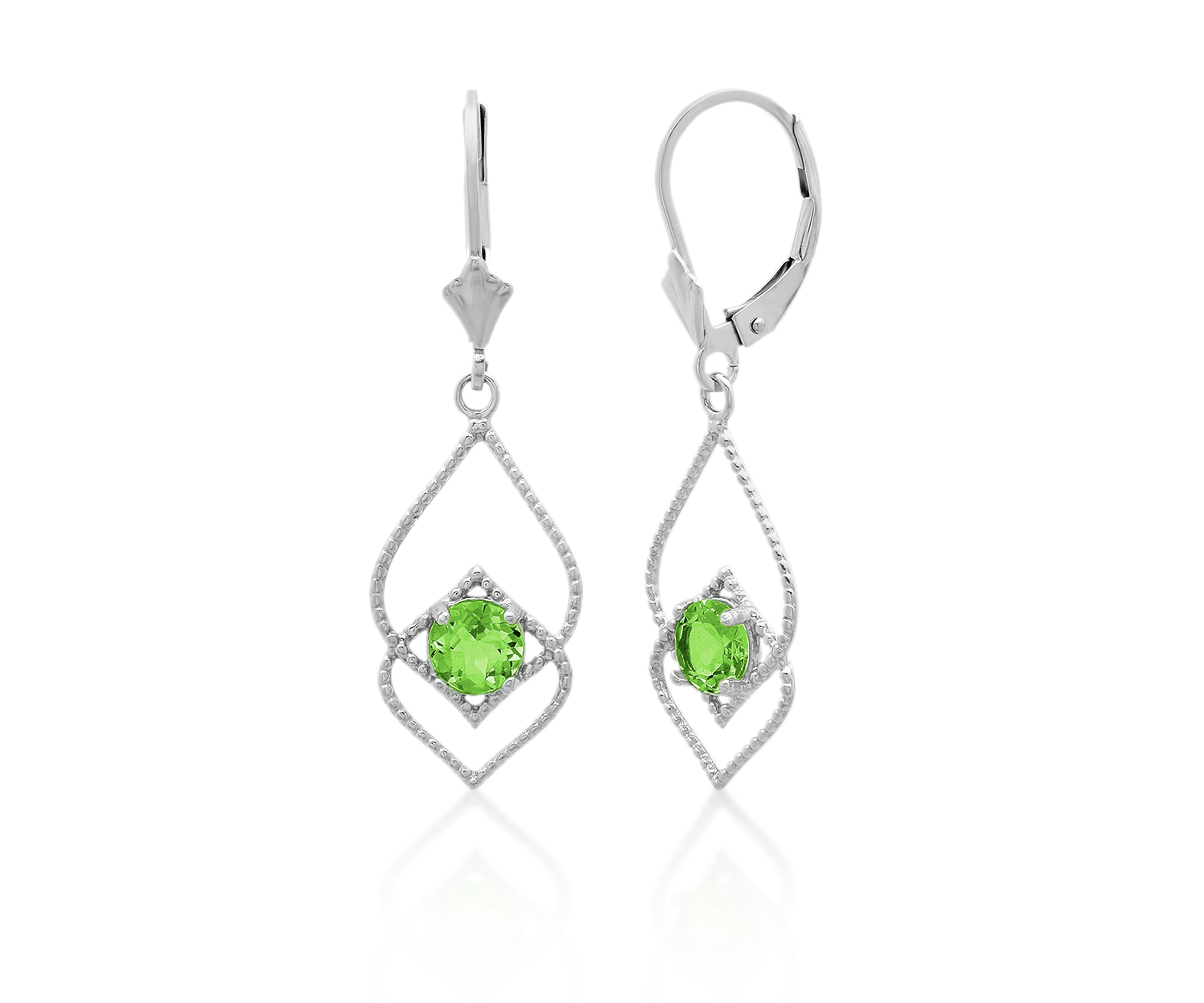 Sterling Silver Gemstone Earrings