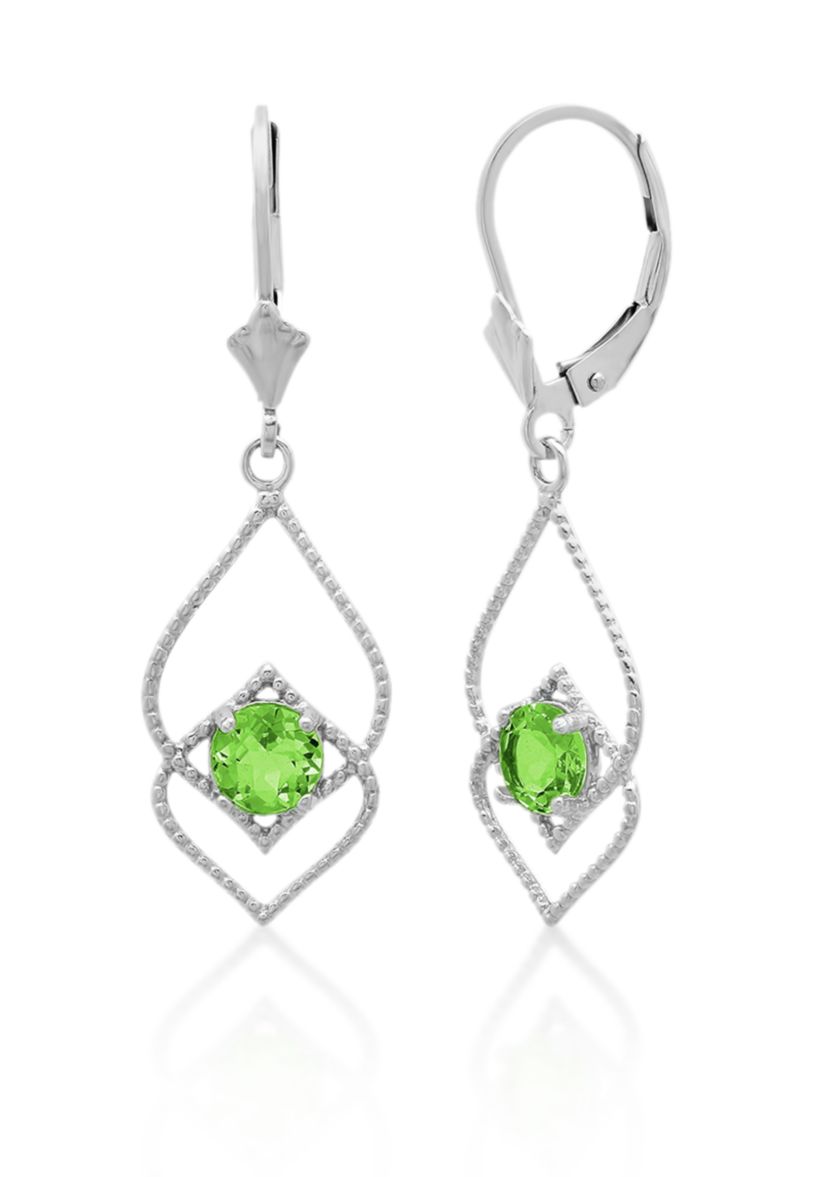 Sterling Silver Gemstone Earrings