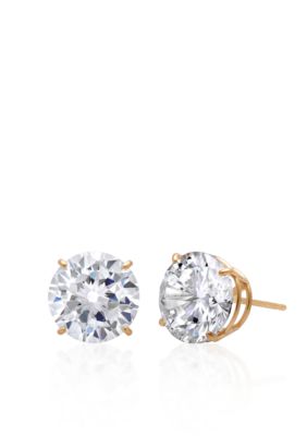 Belk & Co. Flat Stud Earrings in 14K Yellow Gold | belk