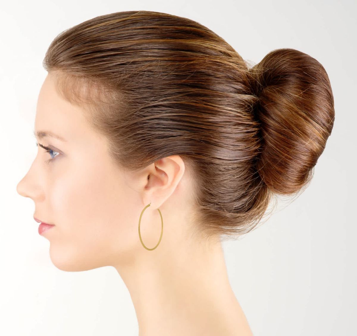 14k Yellow Gold 2MM Thick Tube Hoop Earrings (55MM)