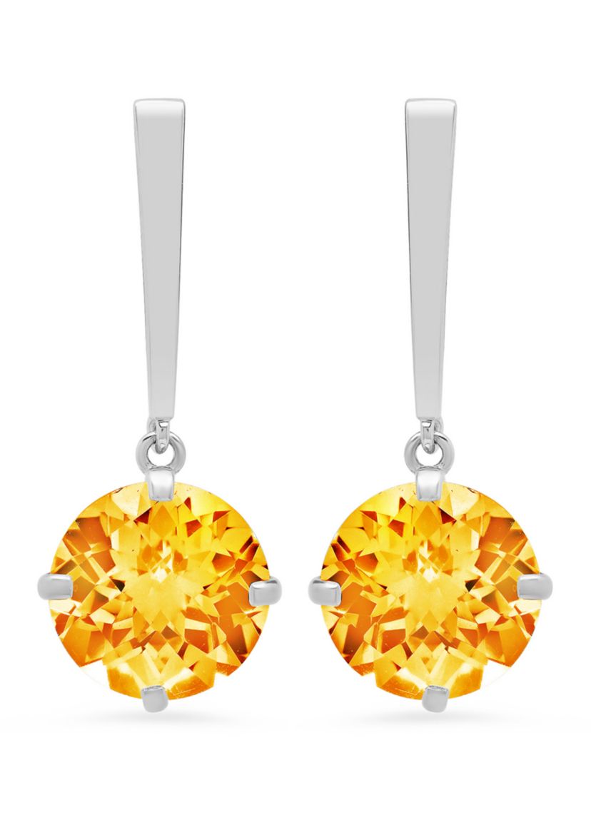  3.6 ct. t.w. Citrine Drop Earrings