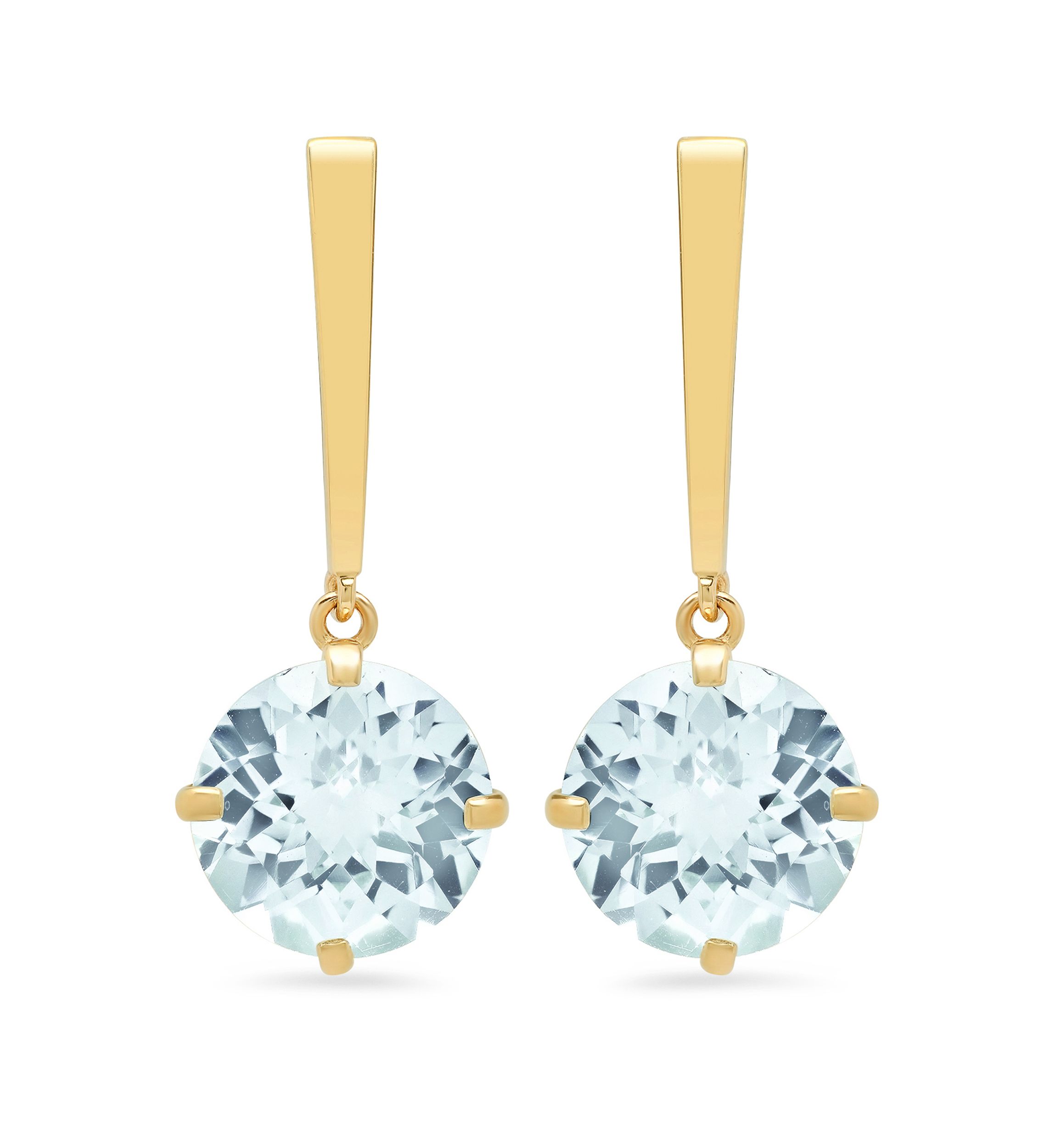 Aquamarine Drop Earrings