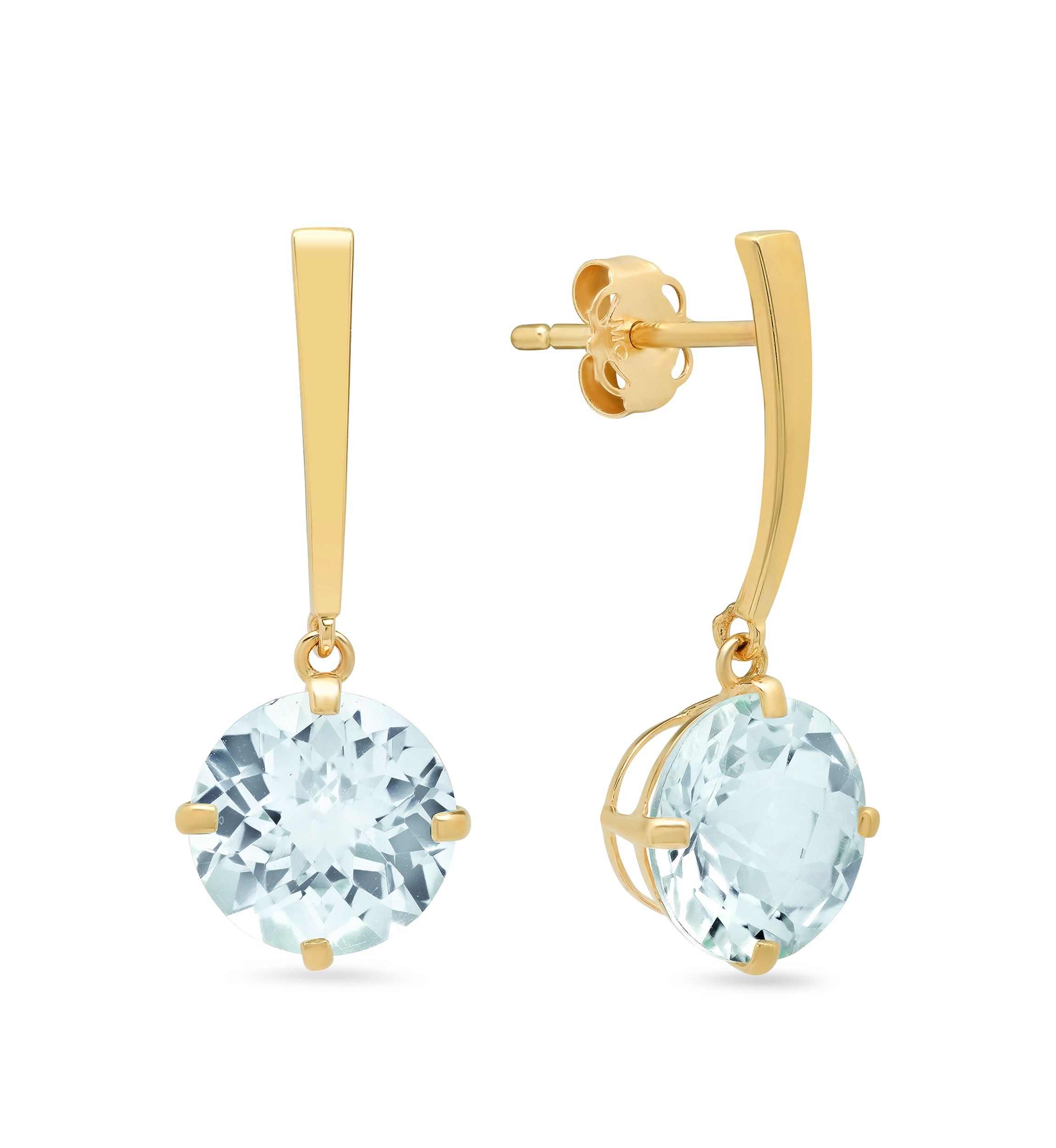 Aquamarine Drop Earrings
