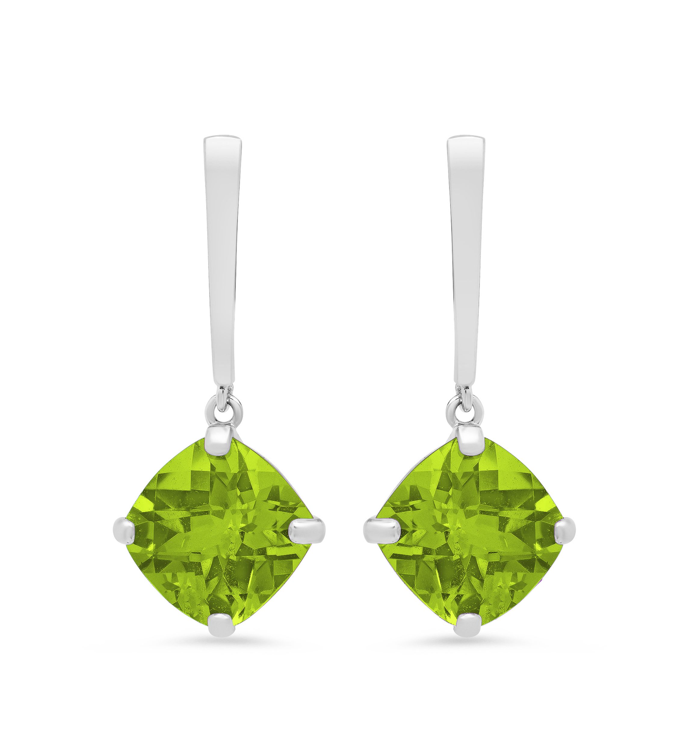 4 ct. t.w. Peridot Drop Earrings