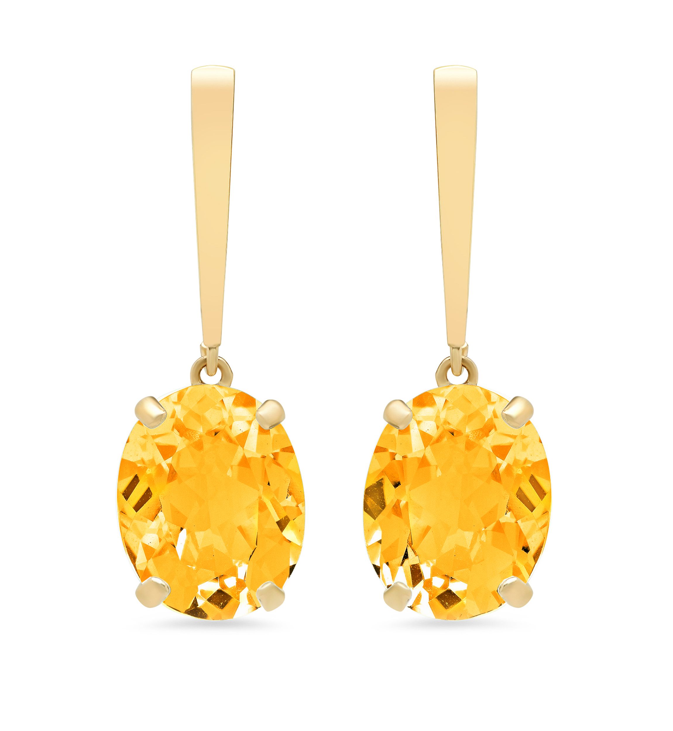 5 ct. t.w. Citrine Drop Earrings