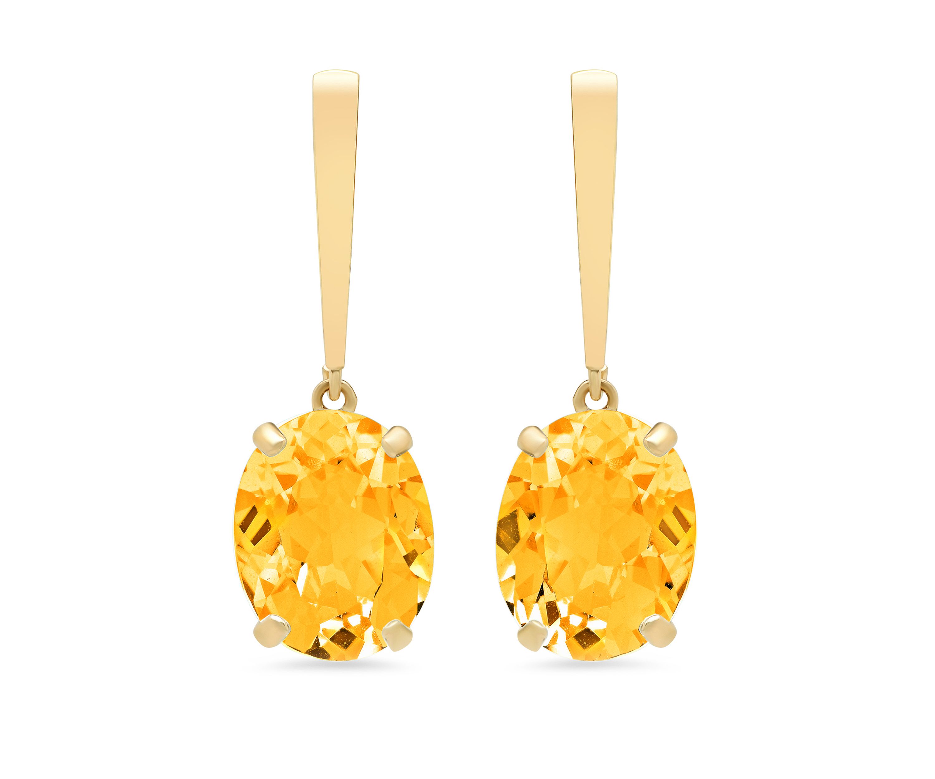 5 ct. t.w. Citrine Drop Earrings