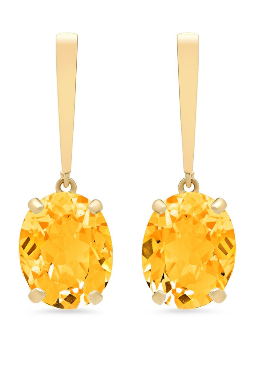 5 ct. t.w. Citrine Drop Earrings