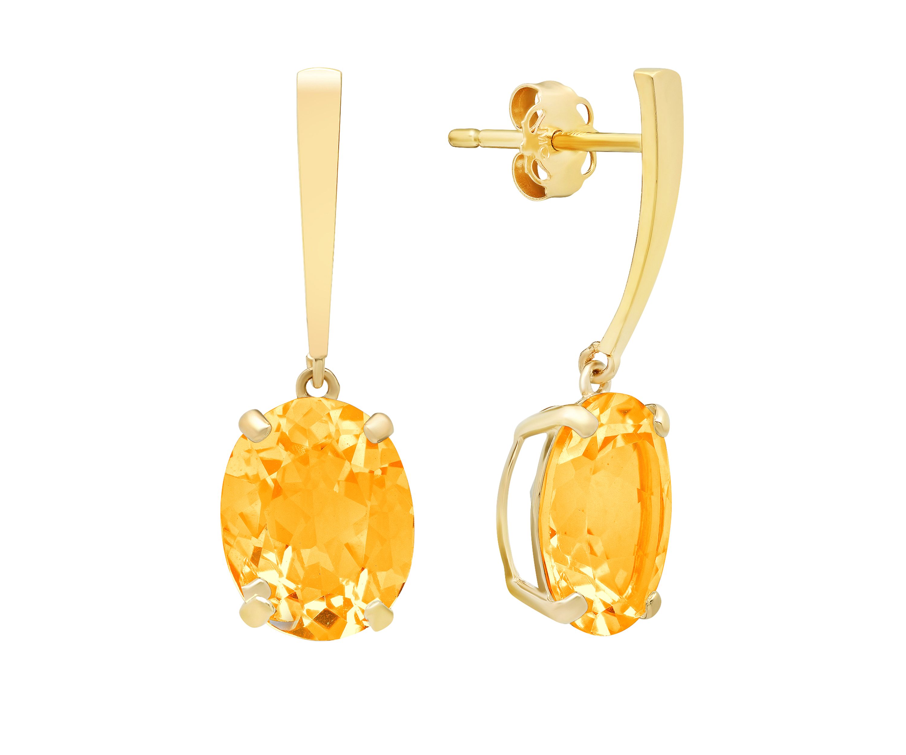 5 ct. t.w. Citrine Drop Earrings
