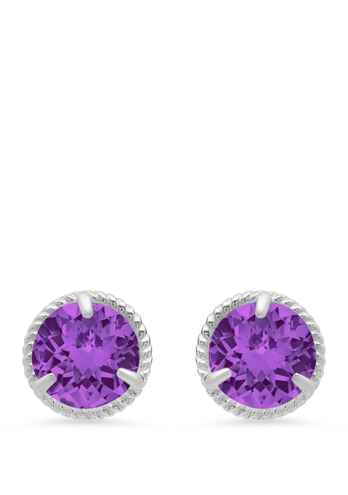 1.6 ct. t.w. Amethyst Stud Earrings