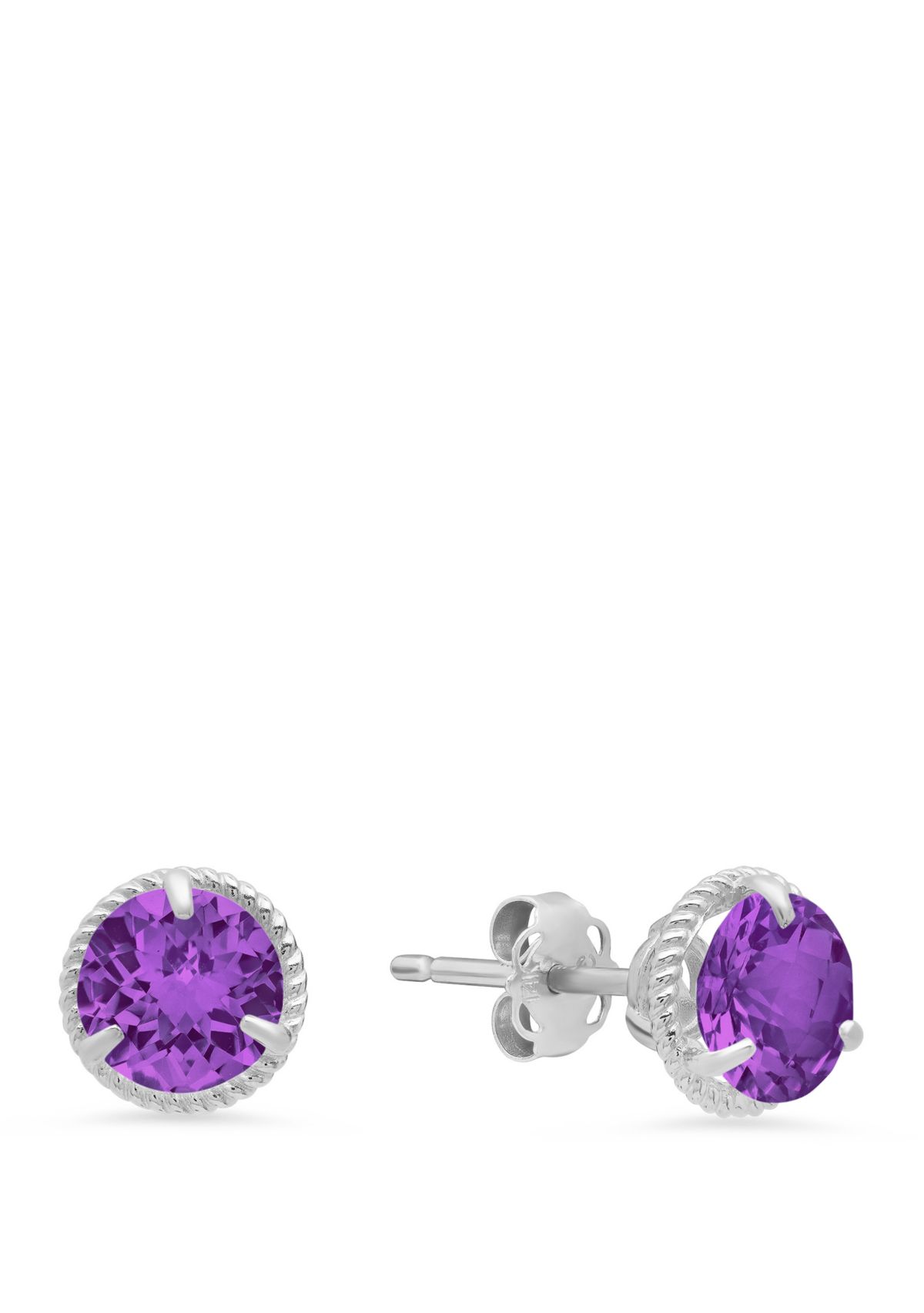 1.6 ct. t.w. Amethyst Stud Earrings