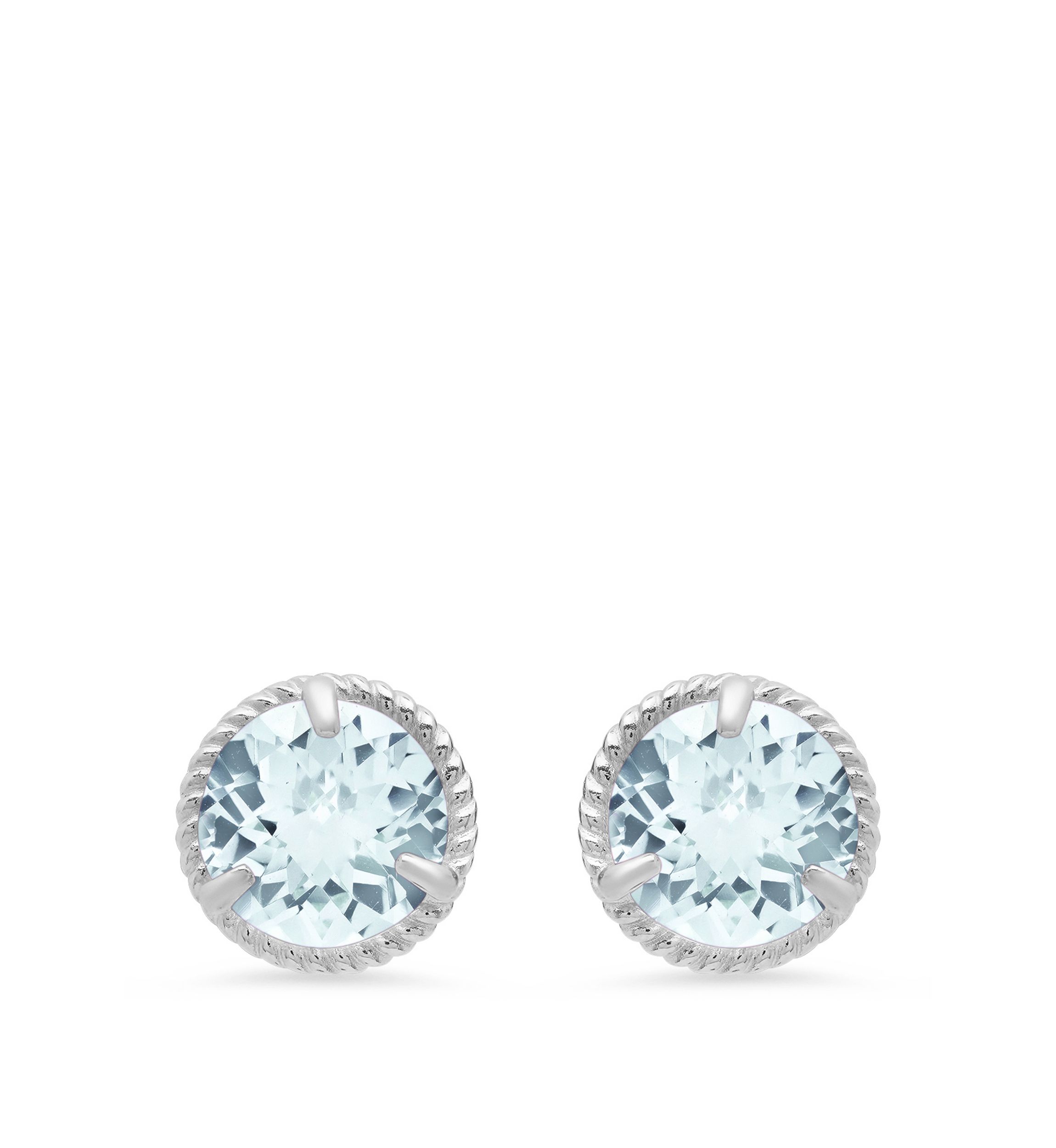 1.6 ct. t.w. Aquamarine Stud Earrings