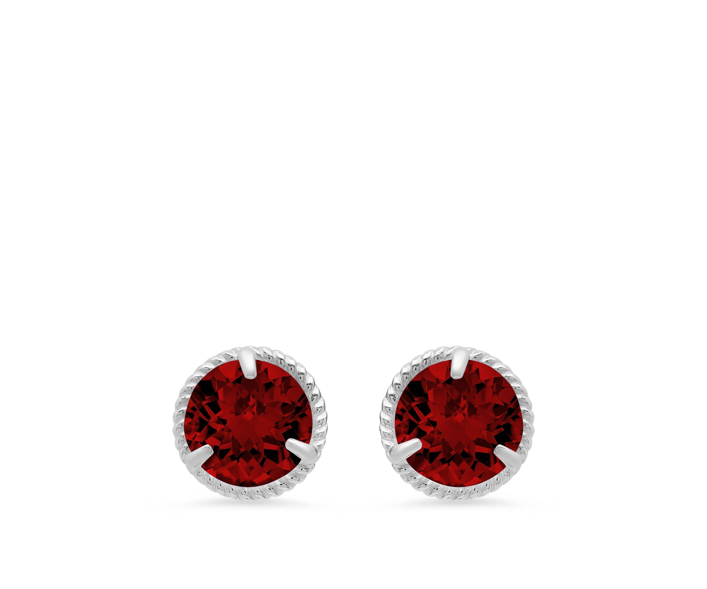 2 ct. t.w. Garnet Stud Earrings