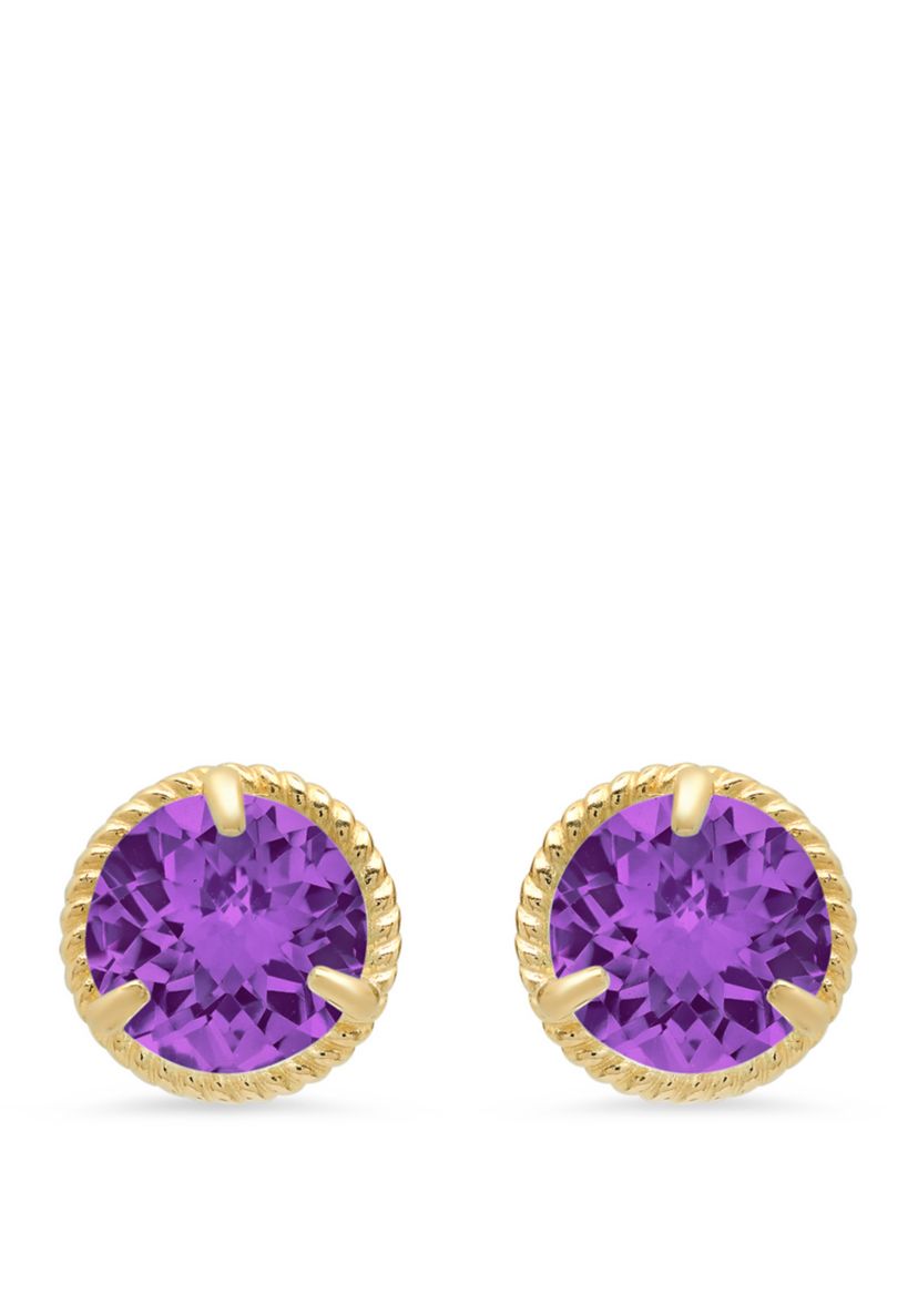 1.6 ct. t.w. Amethyst Stud Earrings