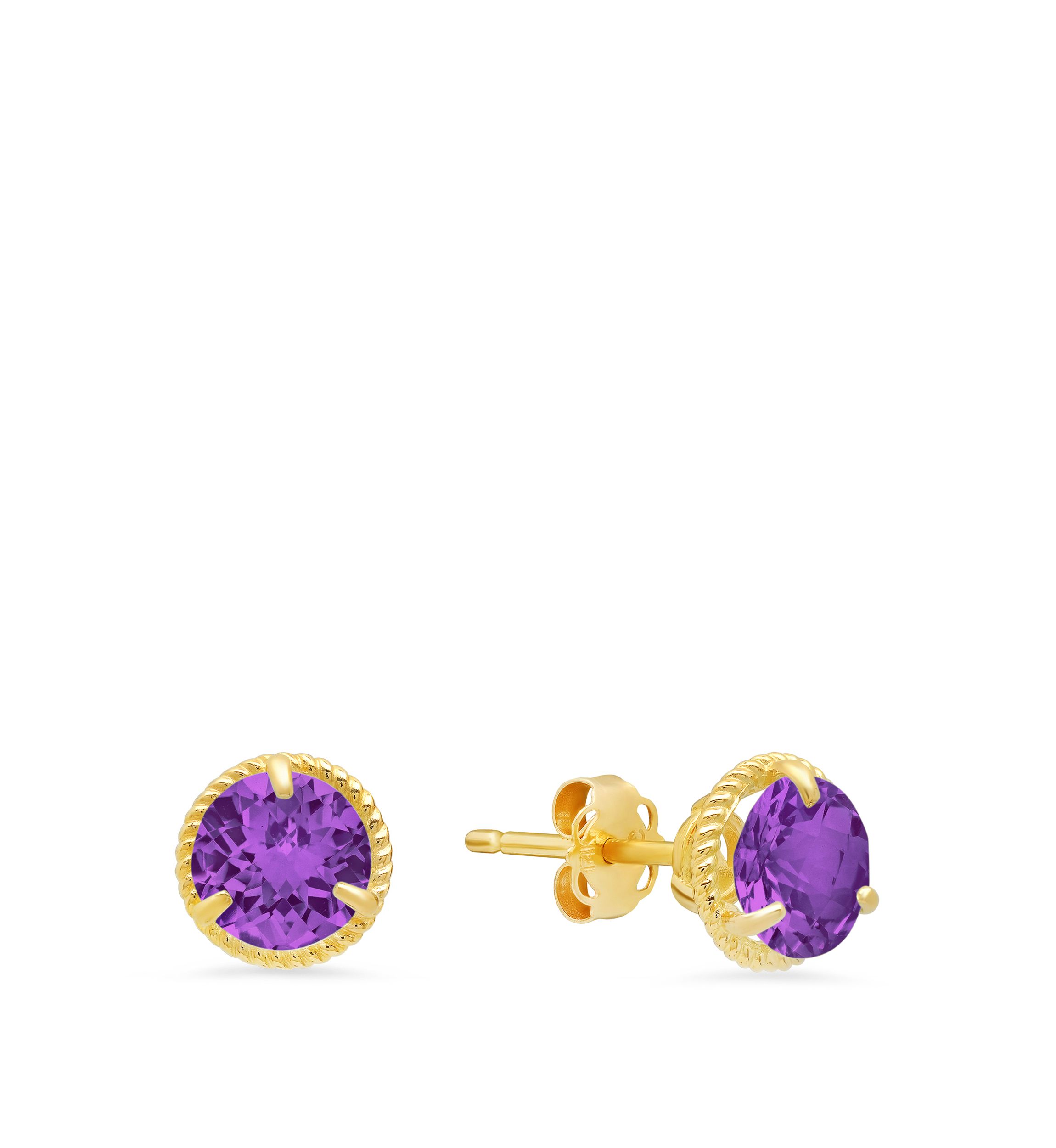 1.6 ct. t.w. Amethyst Stud Earrings