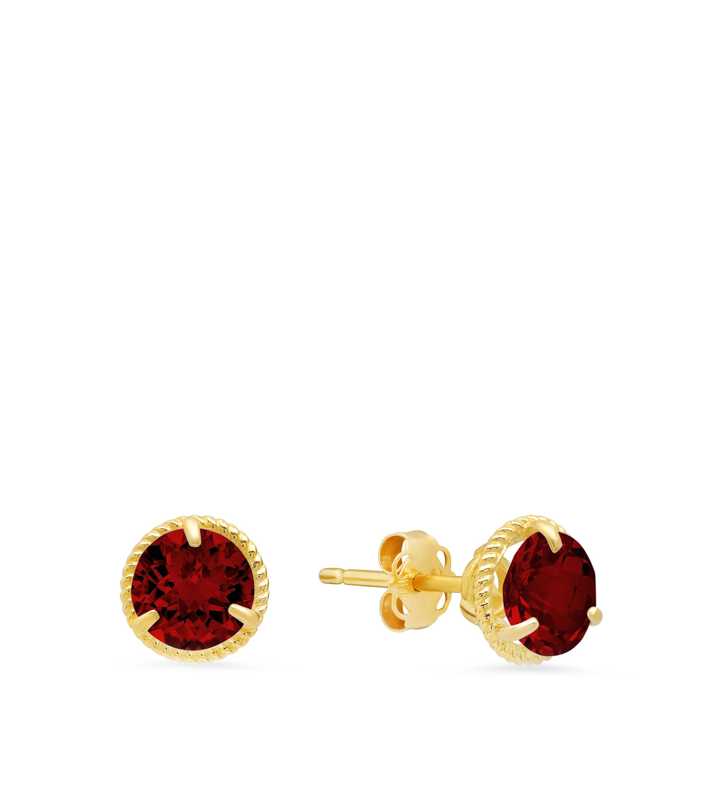 2 ct. t.w. Garnet Stud Earrings
