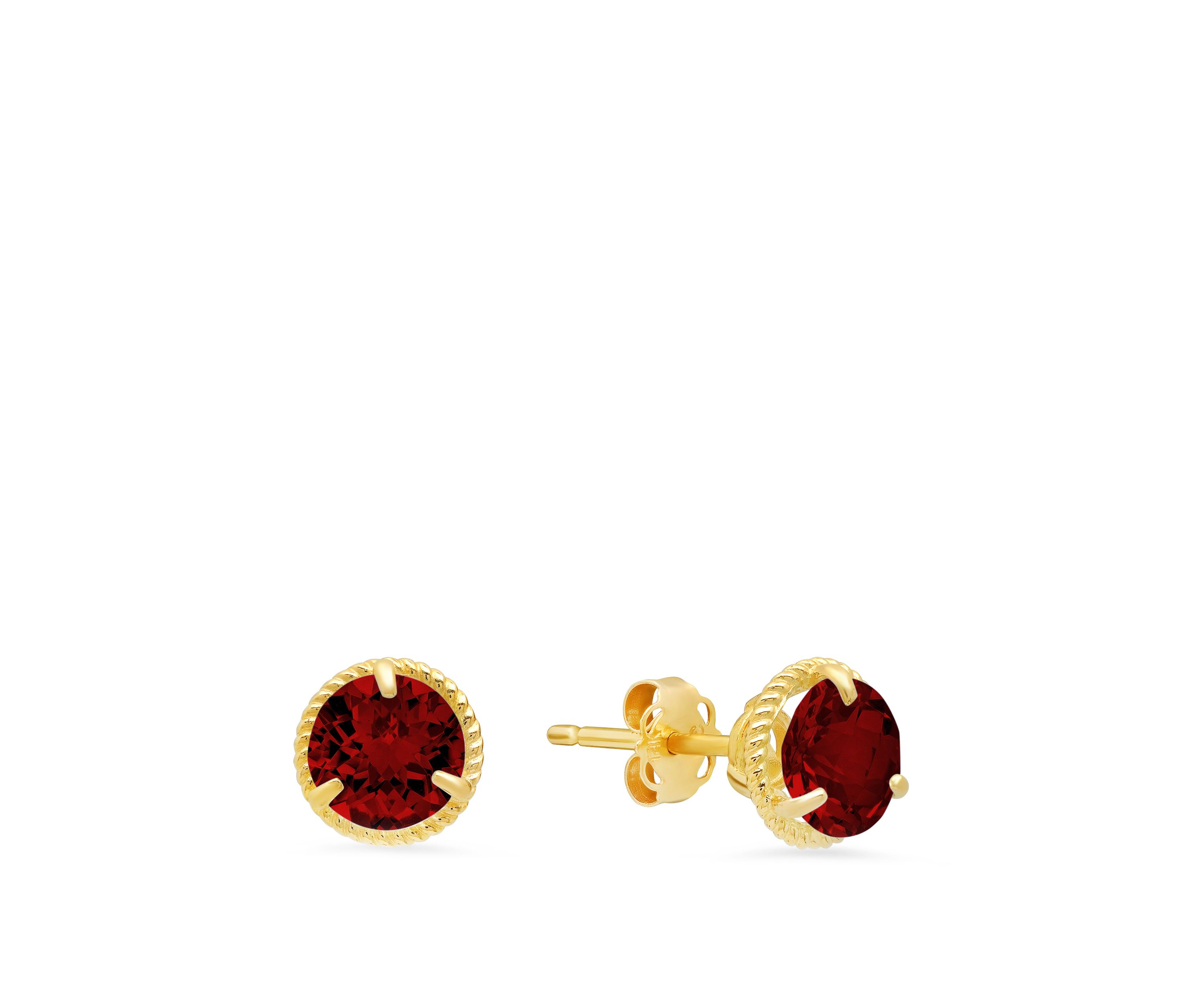 2 ct. t.w. Garnet Stud Earrings