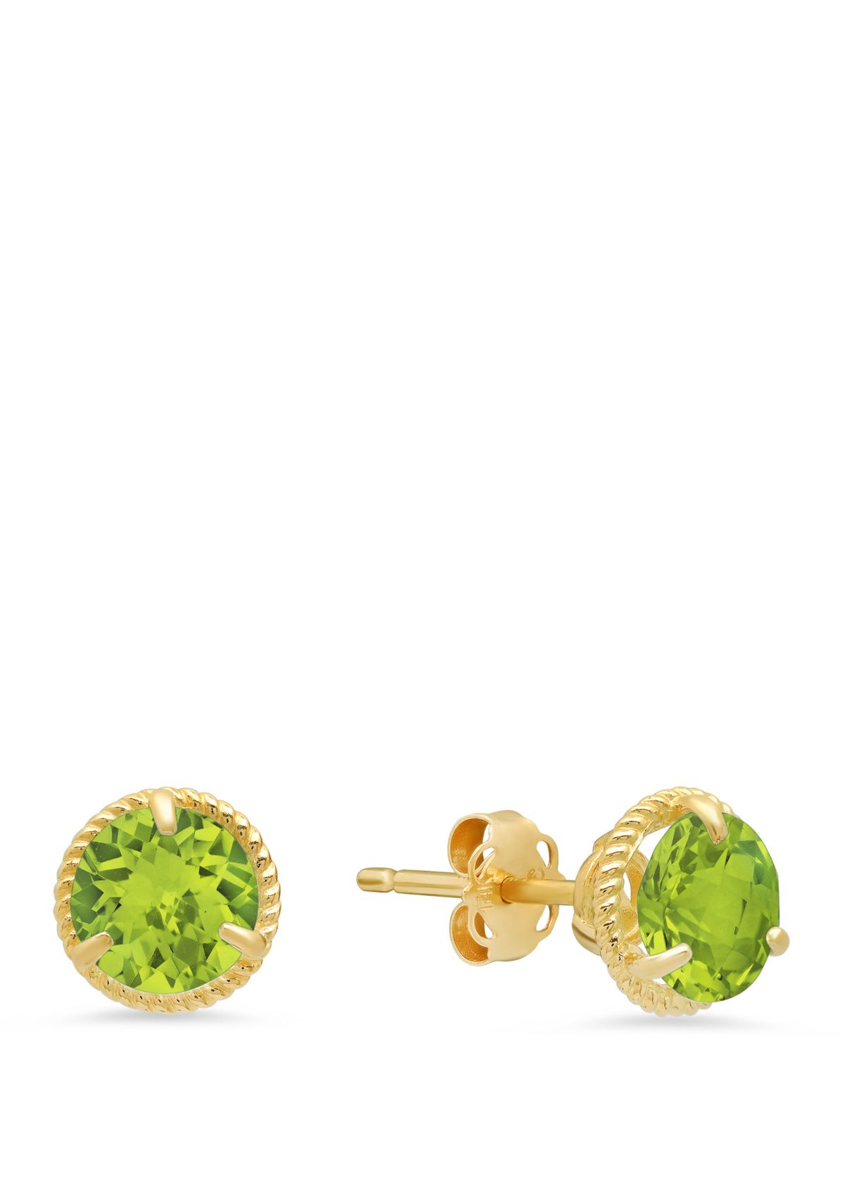 1.6 ct. t.w. Peridot Stud Earrings