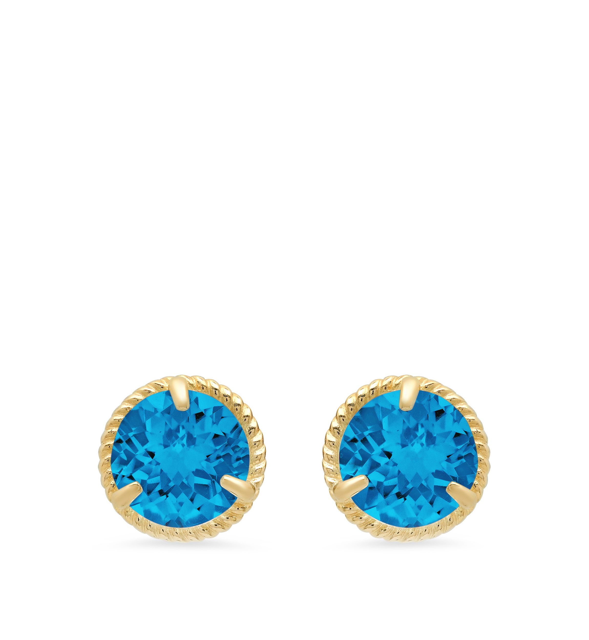2 ct. t.w. Swiss Blue Topaz Stud Earrings
