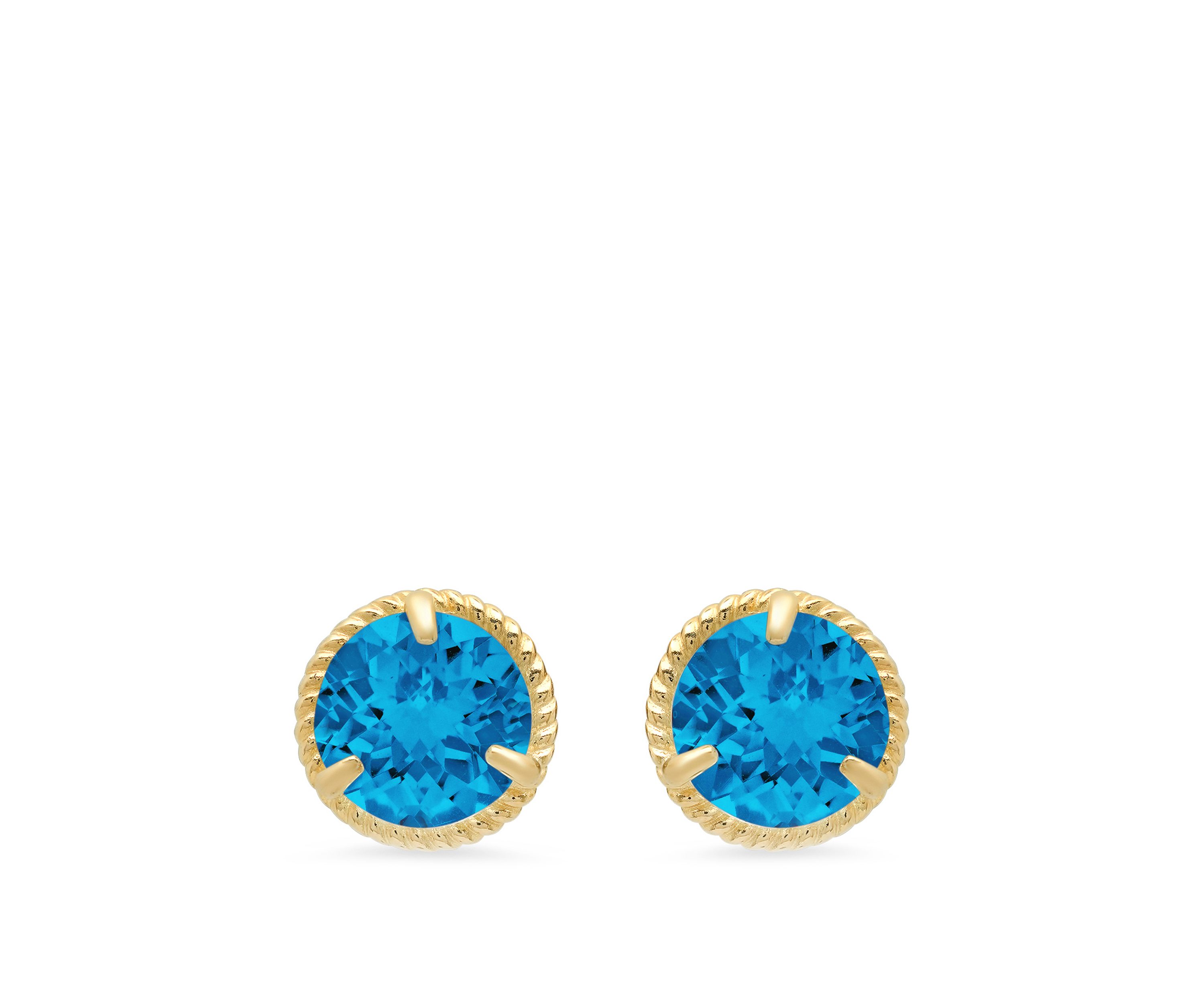 2 ct. t.w. Swiss Blue Topaz Stud Earrings