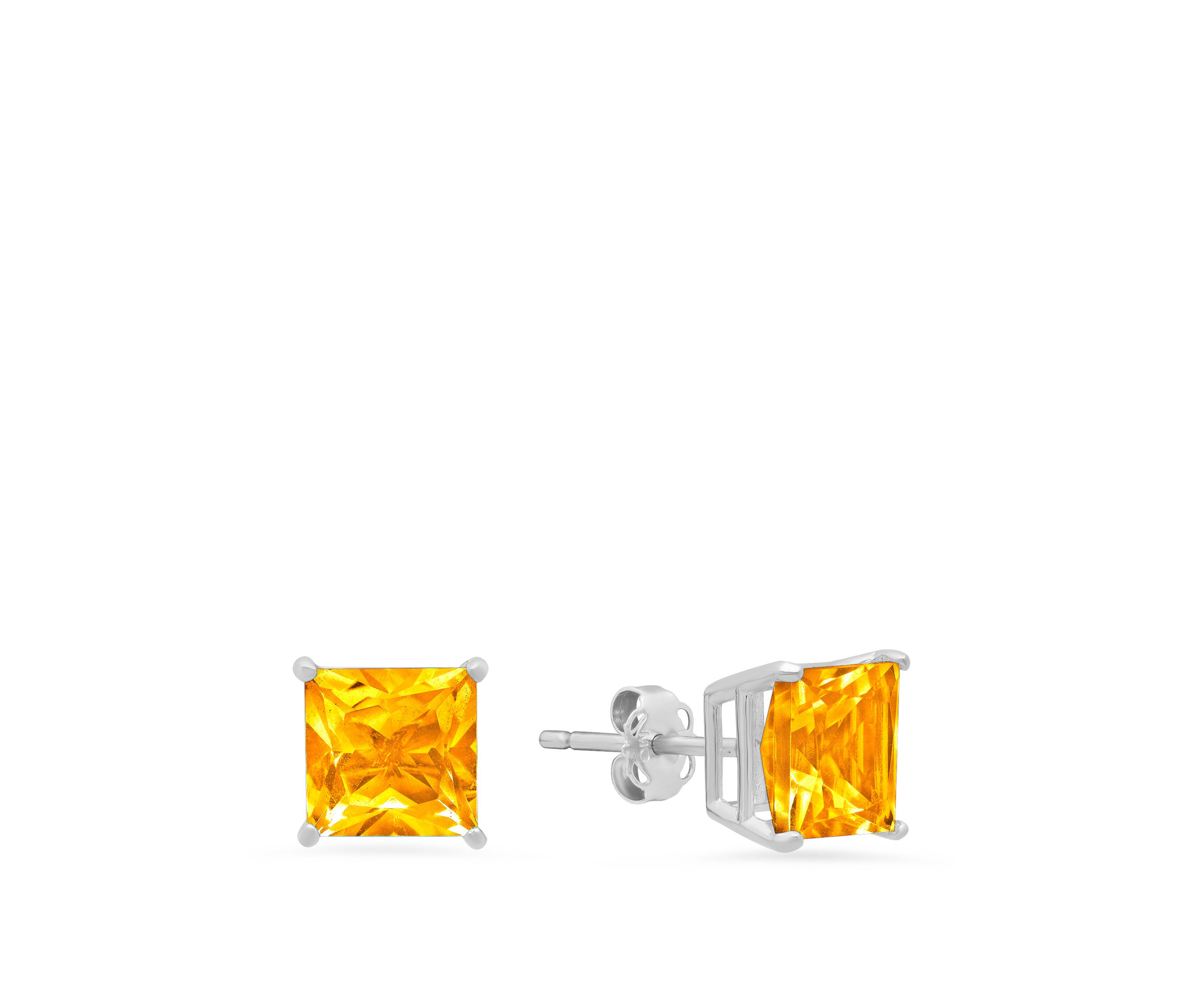 2.5 ct. t.w. Citrine Stud Earrings