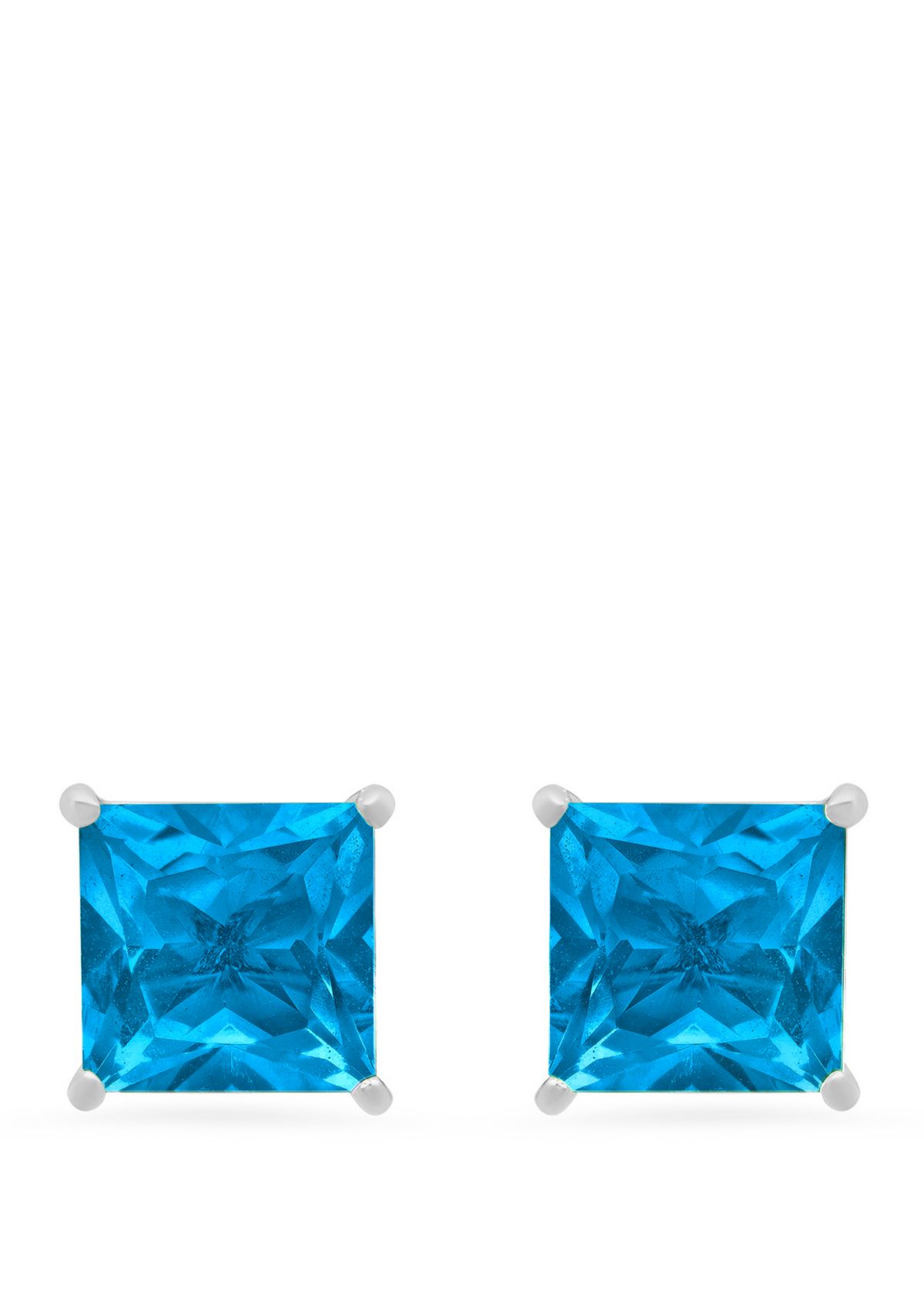 3 ct. t.w. Swiss Blue Topaz Stud Earrings