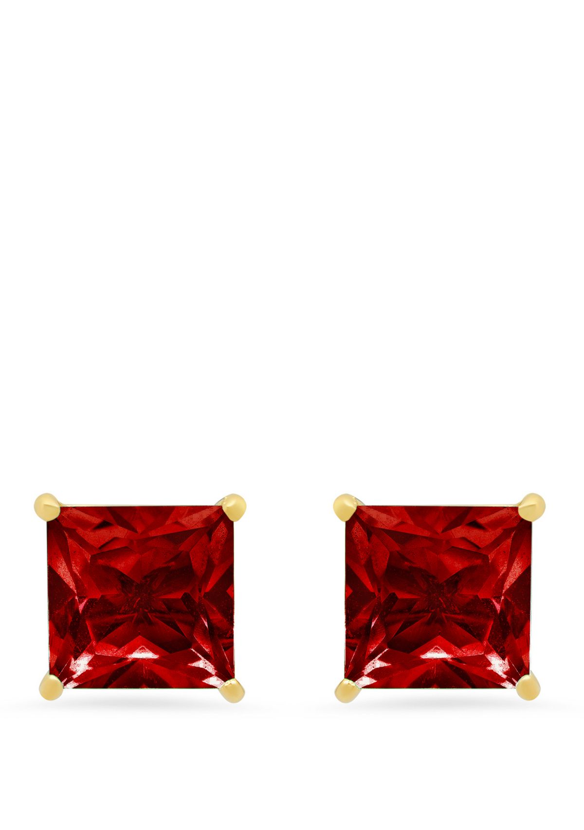 3 ct. t.w. Garnet Stud Earrings