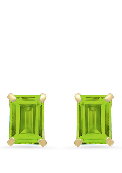 Belk & Co. 14k White Gold Solitaire Emerald-Cut