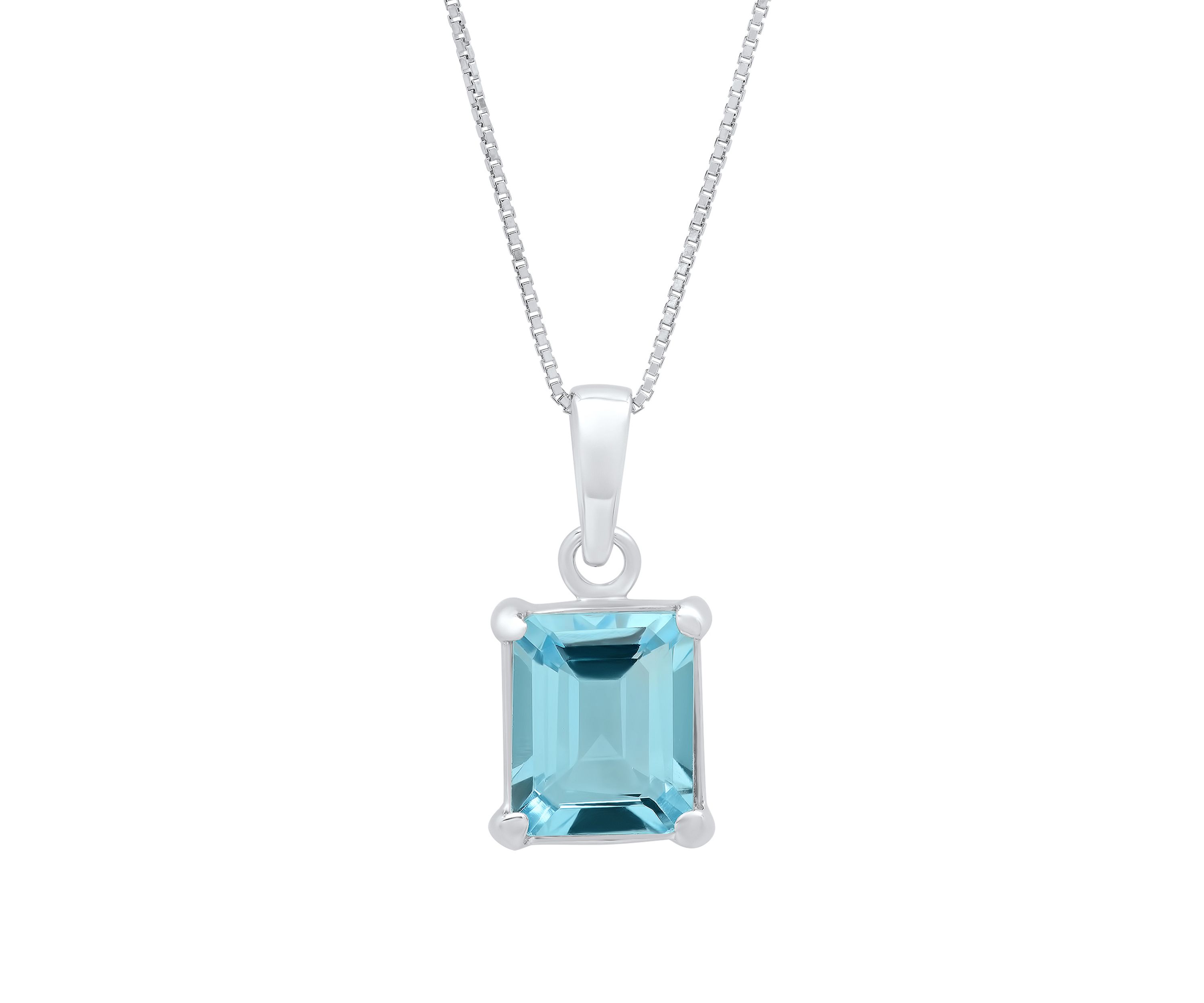 2.5 ct. t.w. Sky Blue Topaz Pendant Necklace in Sterling Silver 