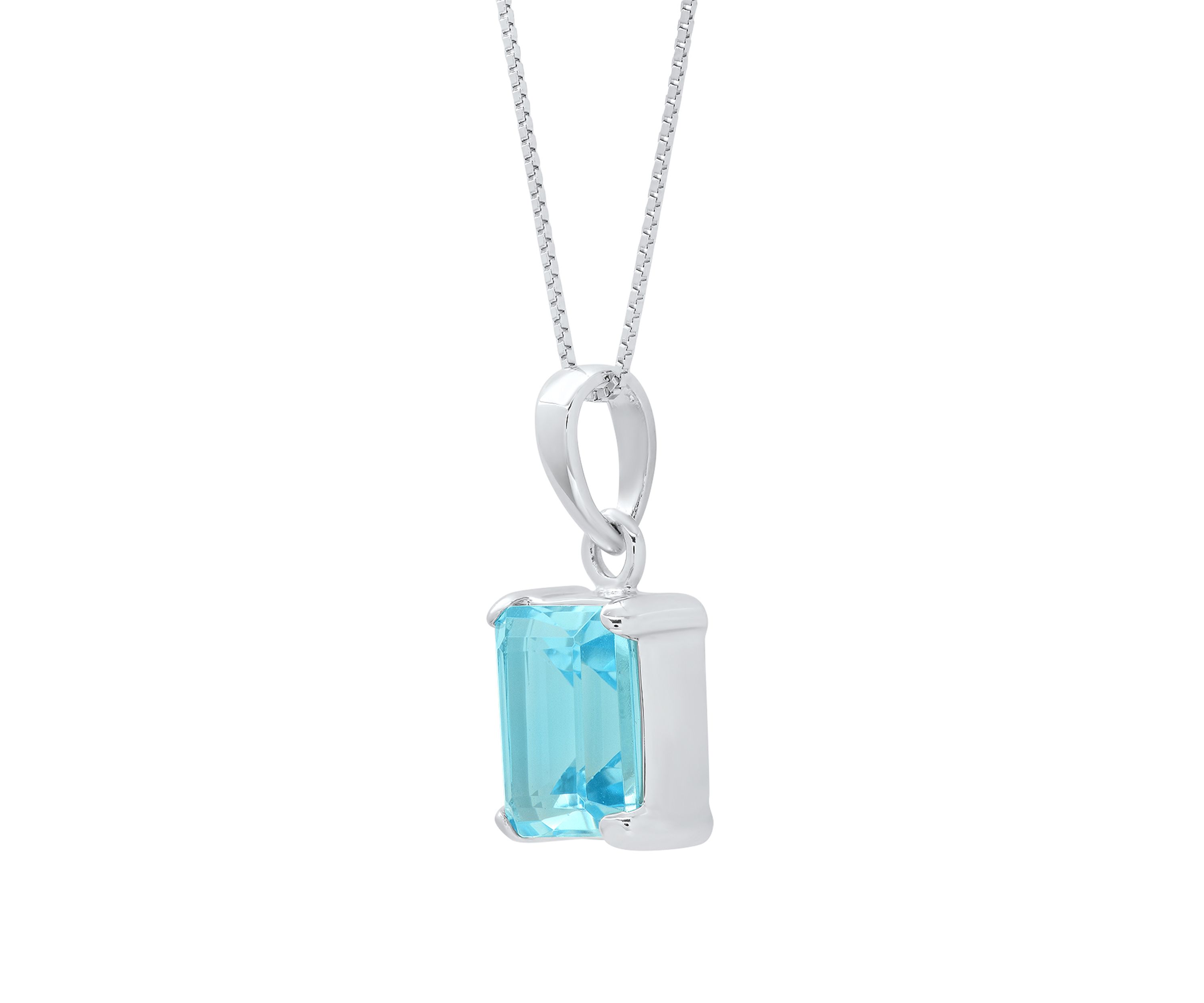 2.5 ct. t.w. Sky Blue Topaz Pendant Necklace in Sterling Silver 