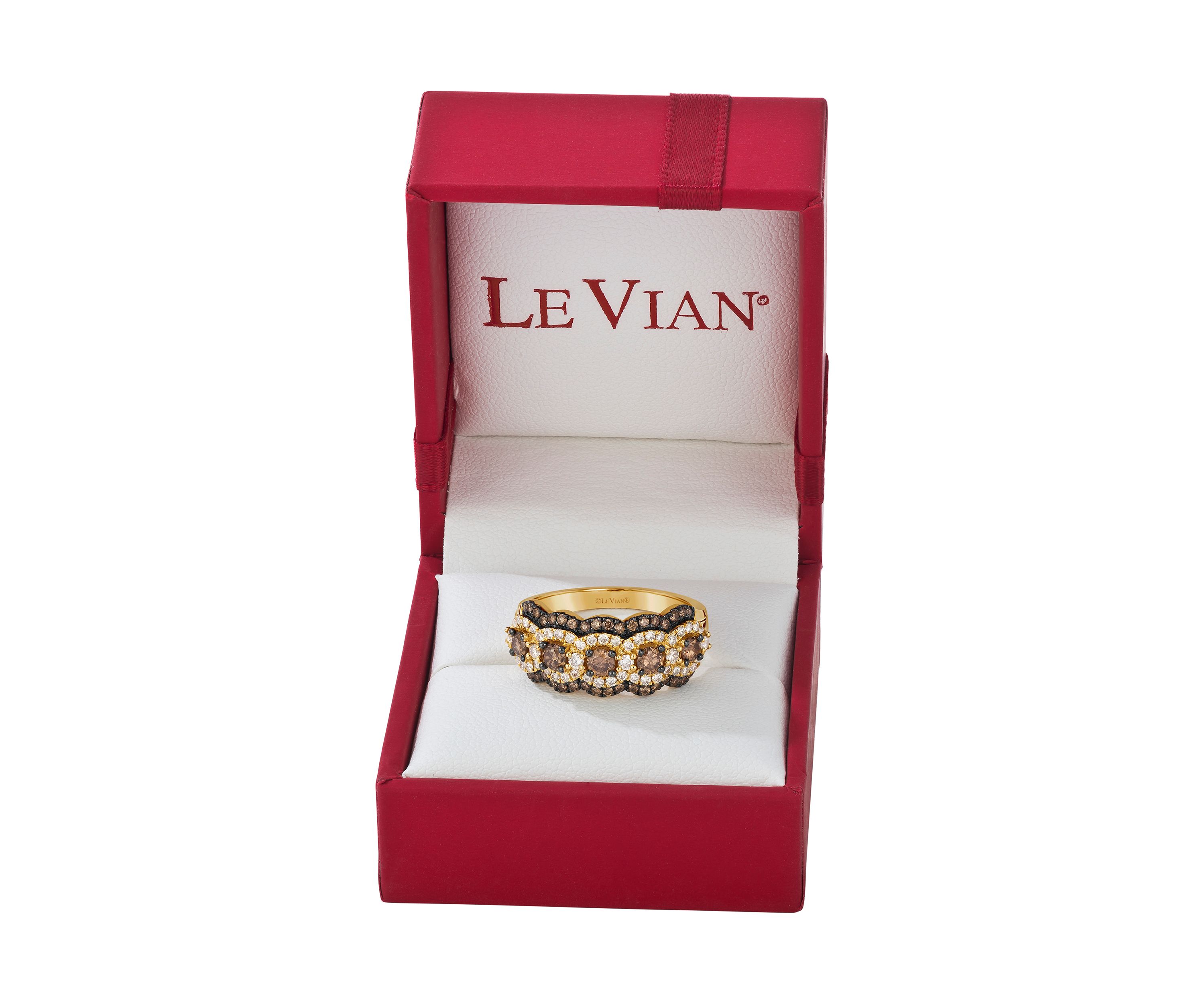 1.2 ct. t.w. Chocolate Diamonds® and Nude Diamonds™ Ring in 14K Honey Gold™
