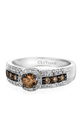 Le Vian® Chocolatier® Chocolate Diamonds® and Vanilla Diamonds® Cluster ...