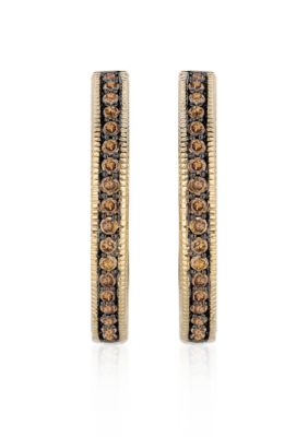 Chocolate Diamond® Earrings in 14k Honey Gold™