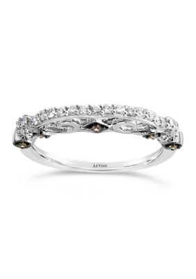 Le Vian BridalÂ® Ring Featuring 1/20 Ct. T.w. Chocolate Diamonds And 1/5 Ct. T.w. Vanilla Diamonds Set In 14K Vanilla Gold