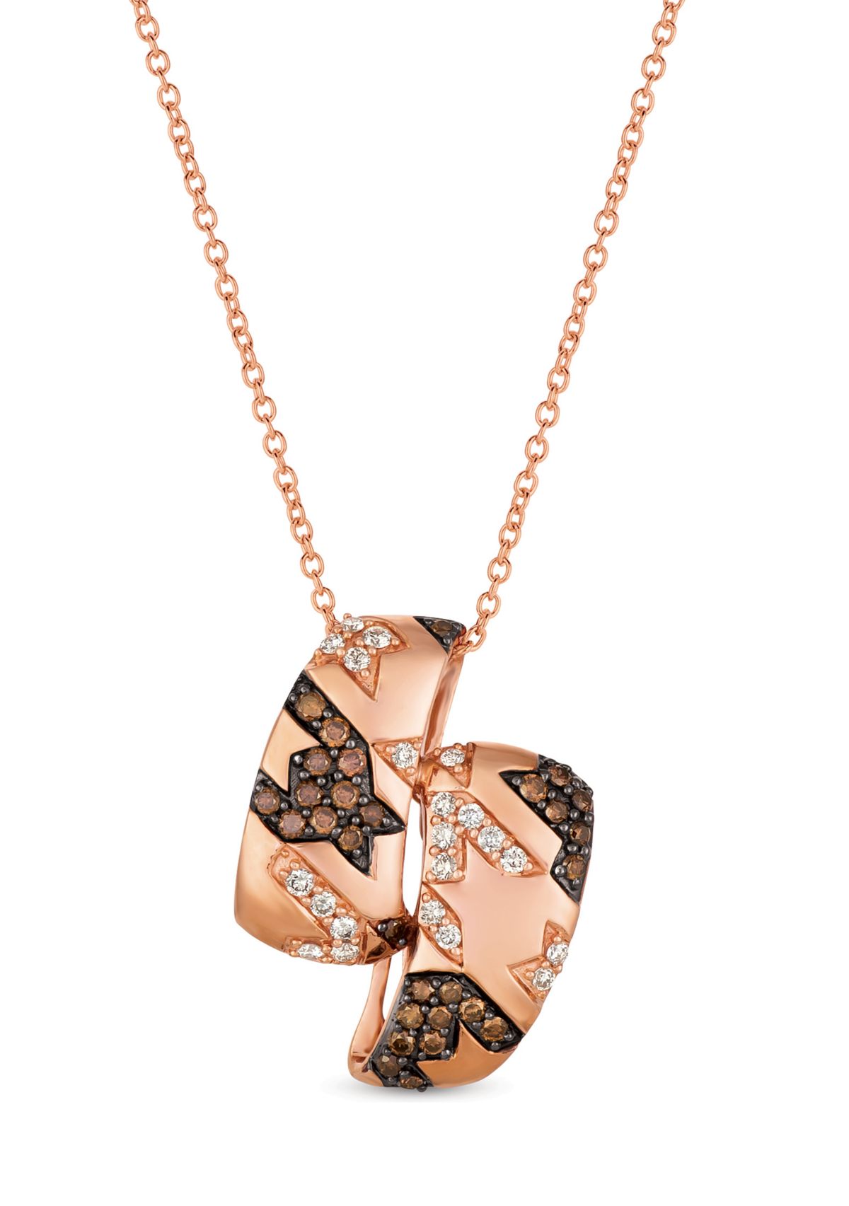 1/2 ct. t.w. Diamond Pendant Necklace in 14K Strawberry Gold®