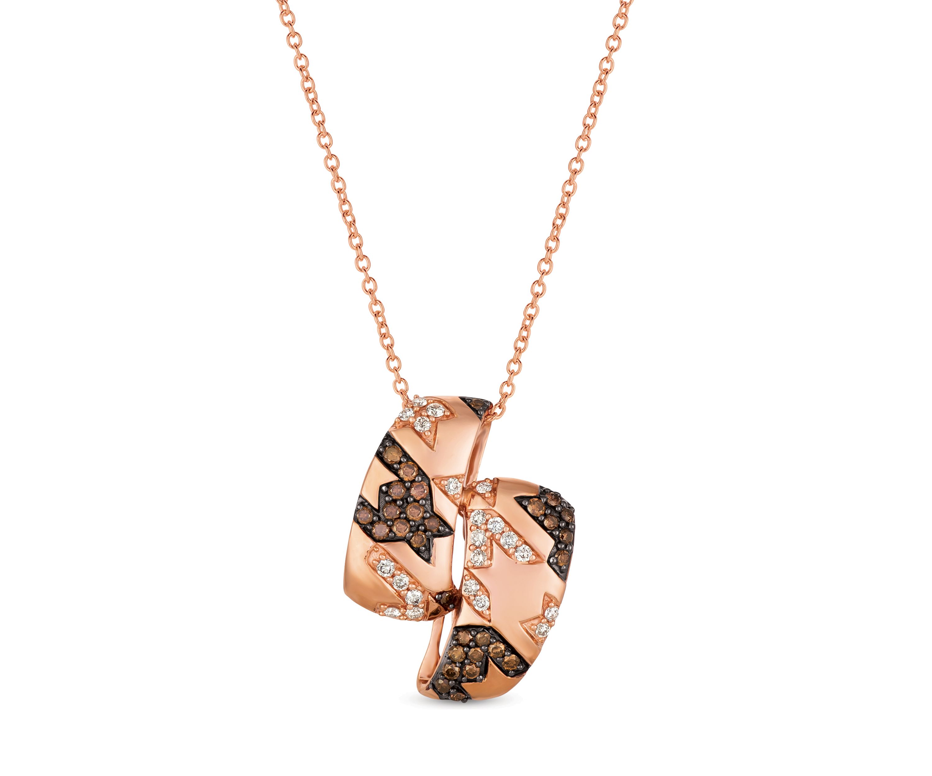 1/2 ct. t.w. Diamond Pendant Necklace in 14K Strawberry Gold®