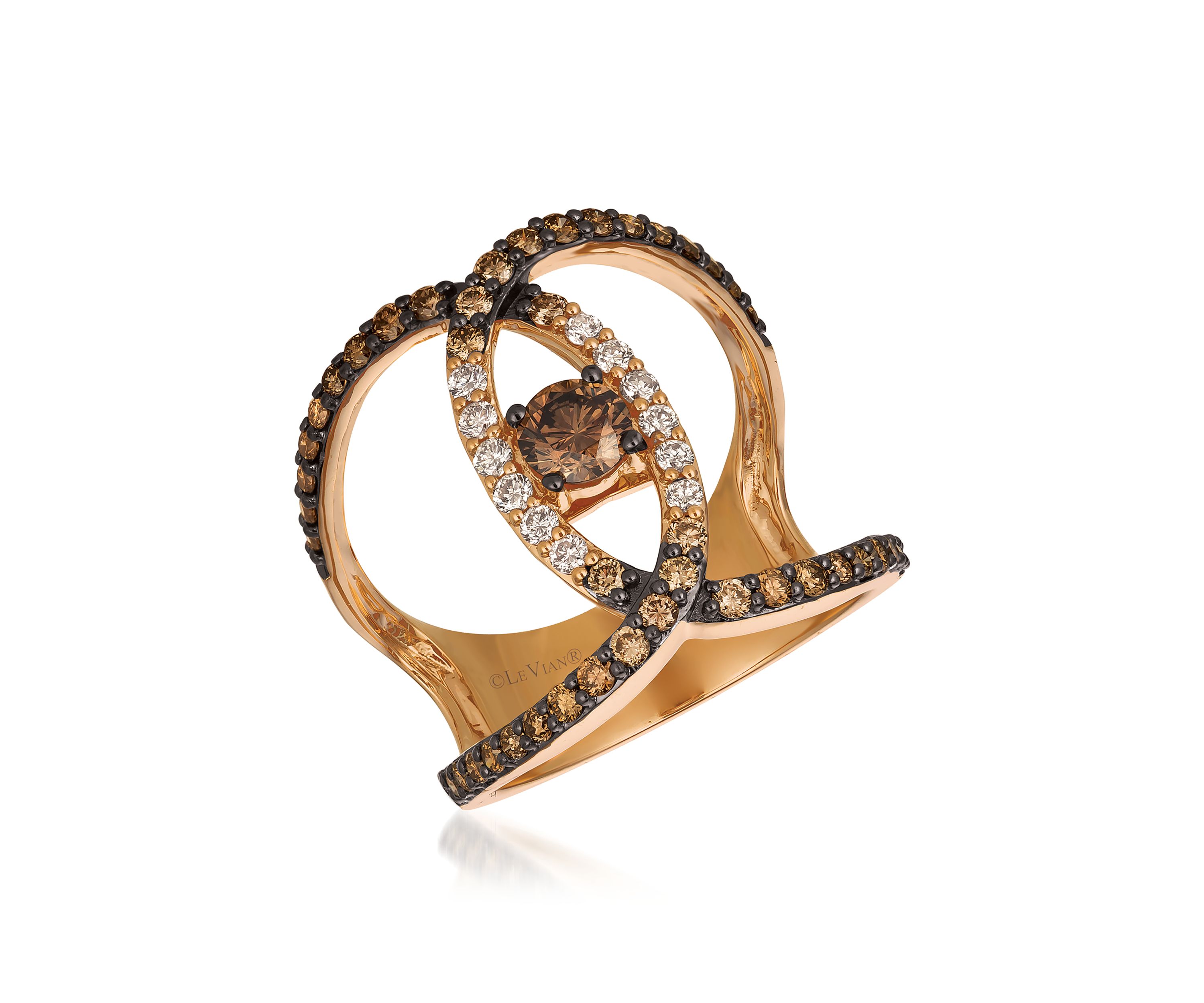 1.21 ct. t.w. Diamond Ring in 14K Strawberry Gold®