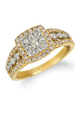 Le Vian Nude Paletteâ¢ 1 ct. t.w. Nude Diamondsâ¢ Ring in 14k Two Tone Gold, Yellow, 7