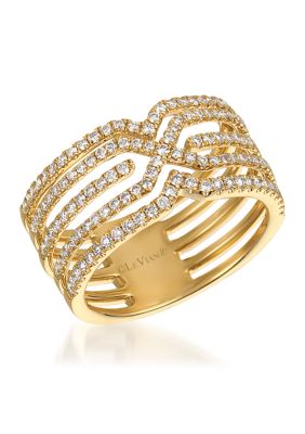 Ring with 5/8 ct. t.w. Vanilla Diamonds® in 14K Honey Gold™