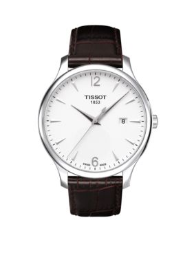 Tissot Tradition Men's Silver Quartz Classic Watch -  5400338T0636101603700