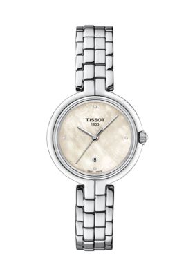 Tissot Stainless Steel Flamingo Bracelet Watch