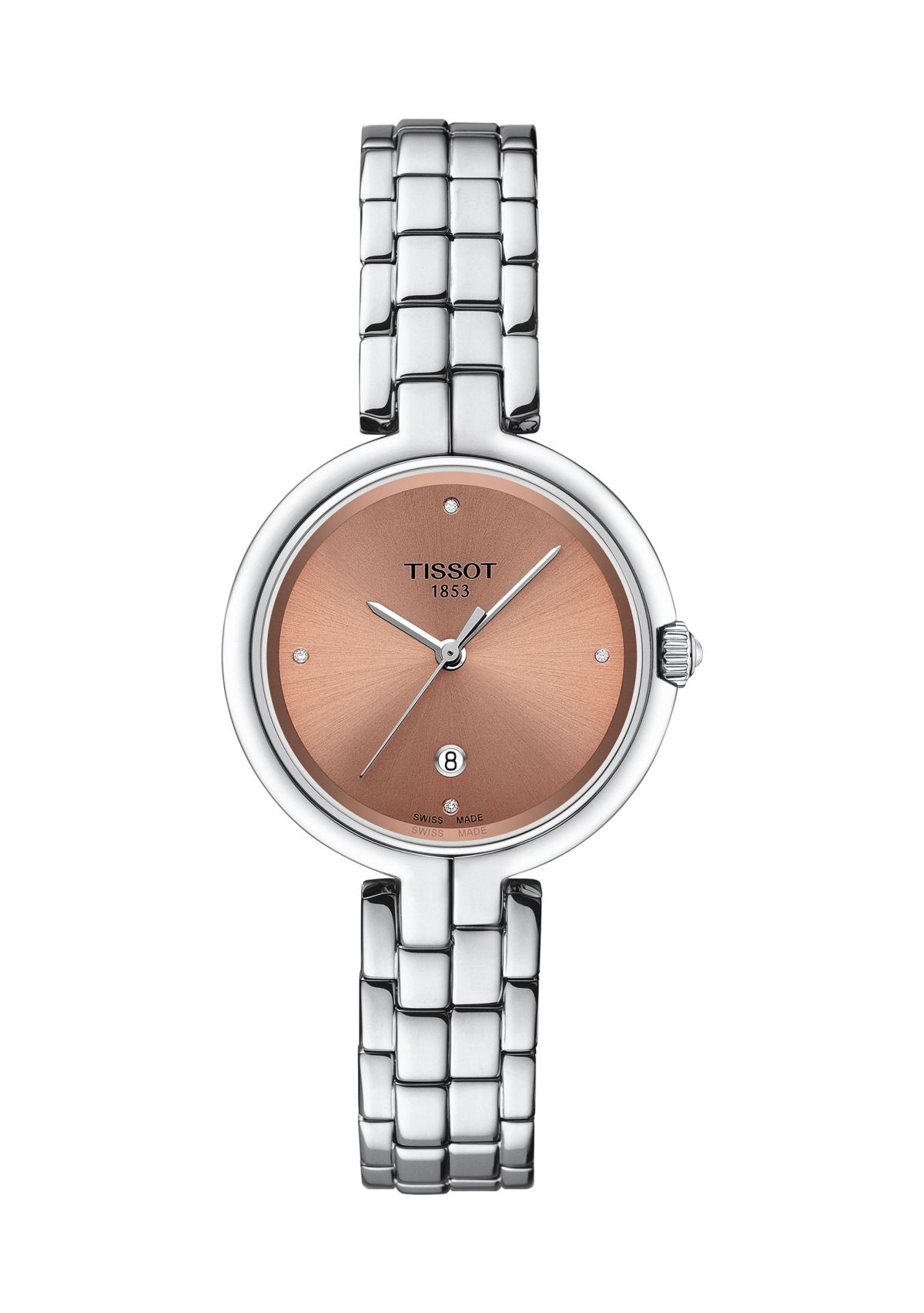 Stainless Steel Flamingo Bracelet Watch