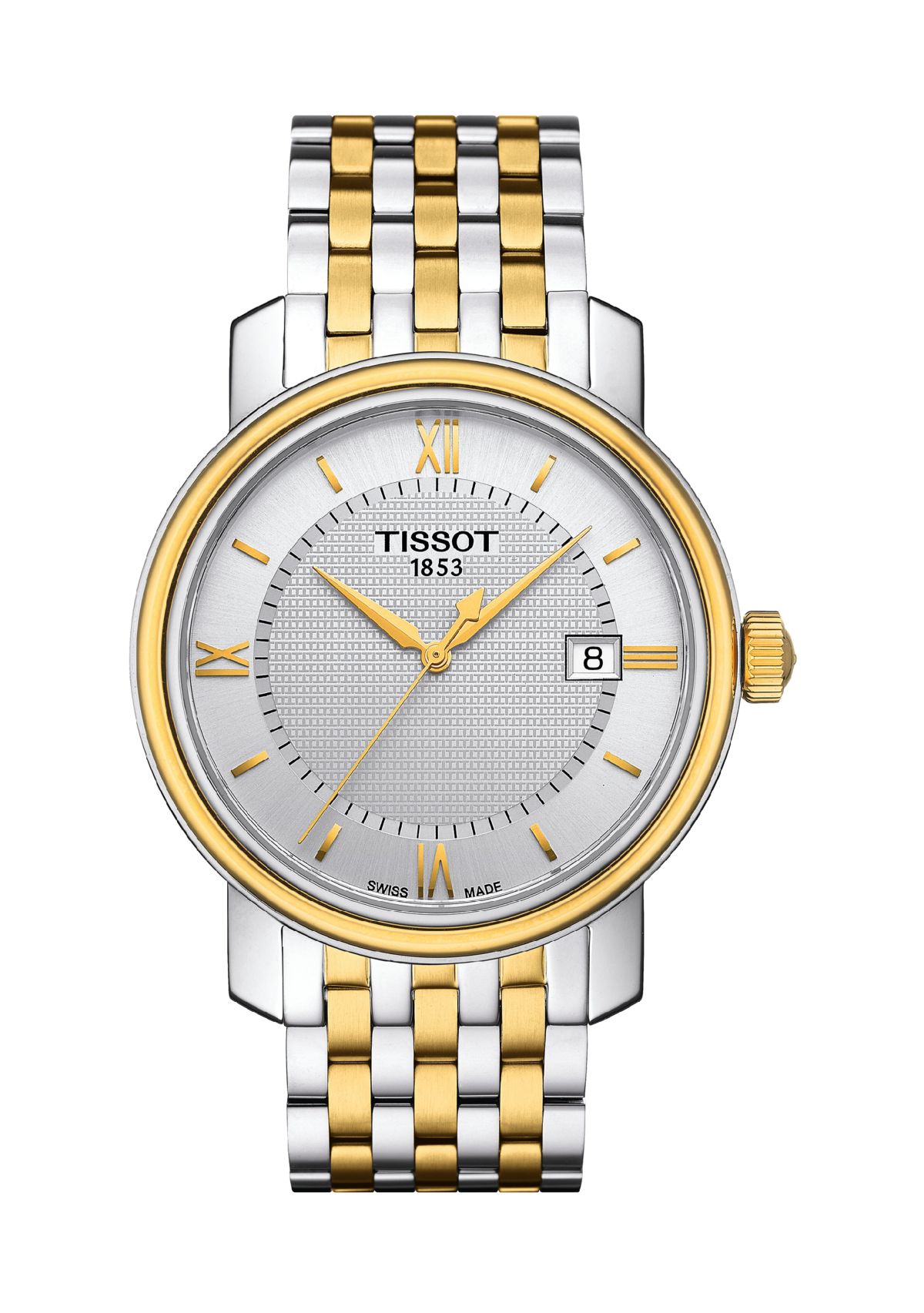 Mens Bridgeport Quartz Two-Tone Stainless Steel Bracelet Watch
