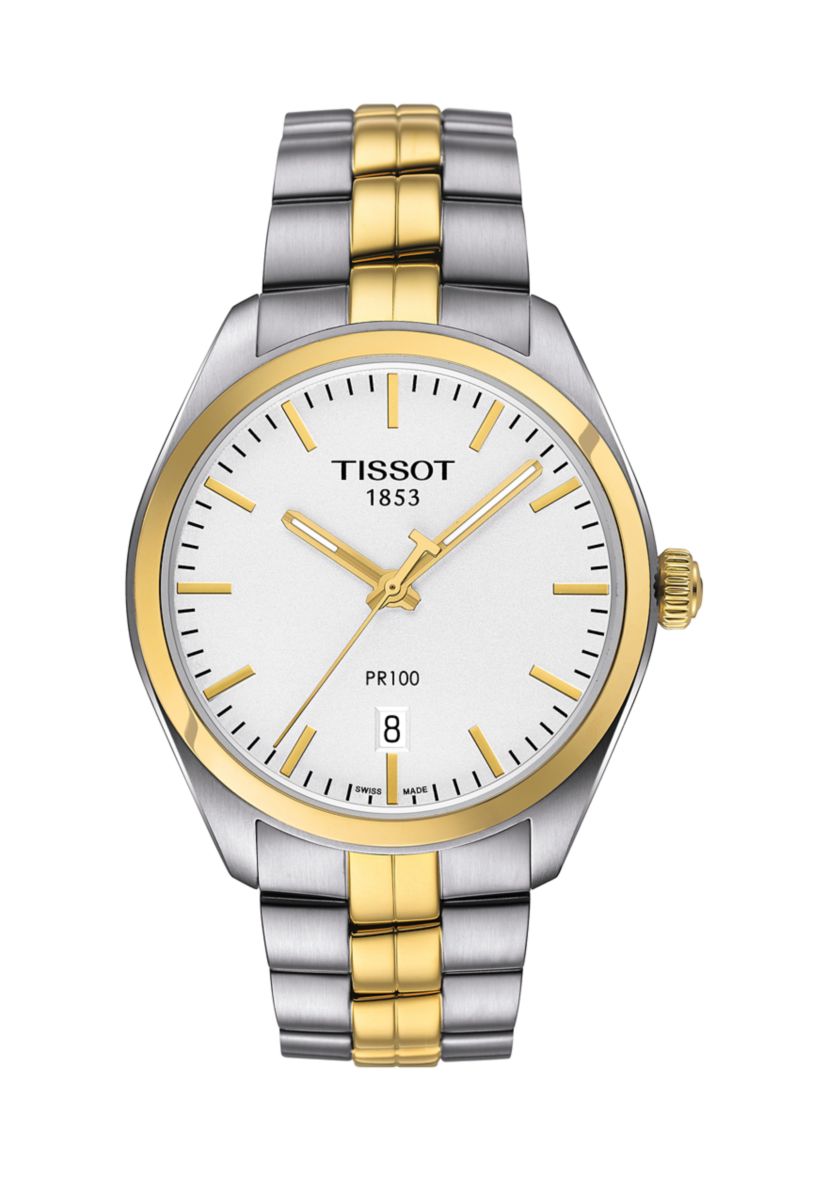  Mens Two-Tone Watch