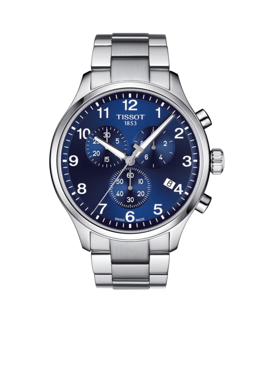 Mens Stainless Steel Chrono XL Classic Watch