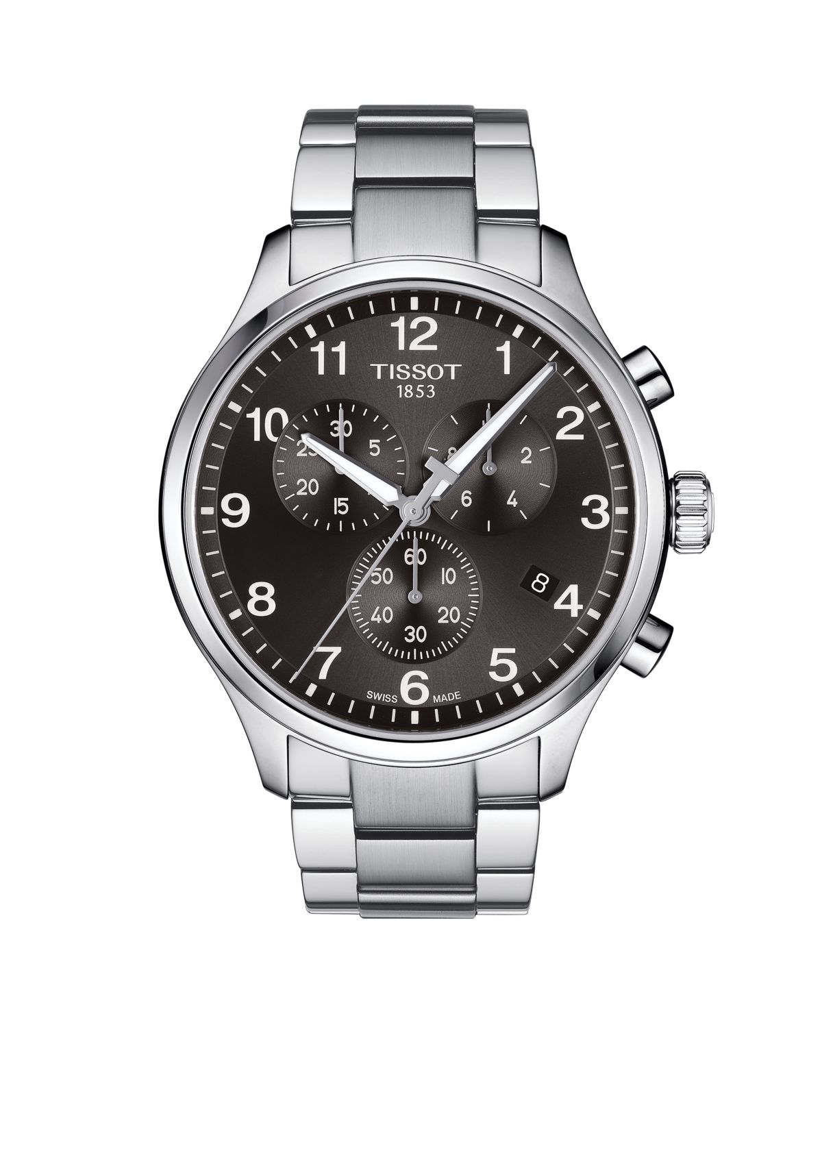 Mens Stainless Steel Chrono XL Classic Watch